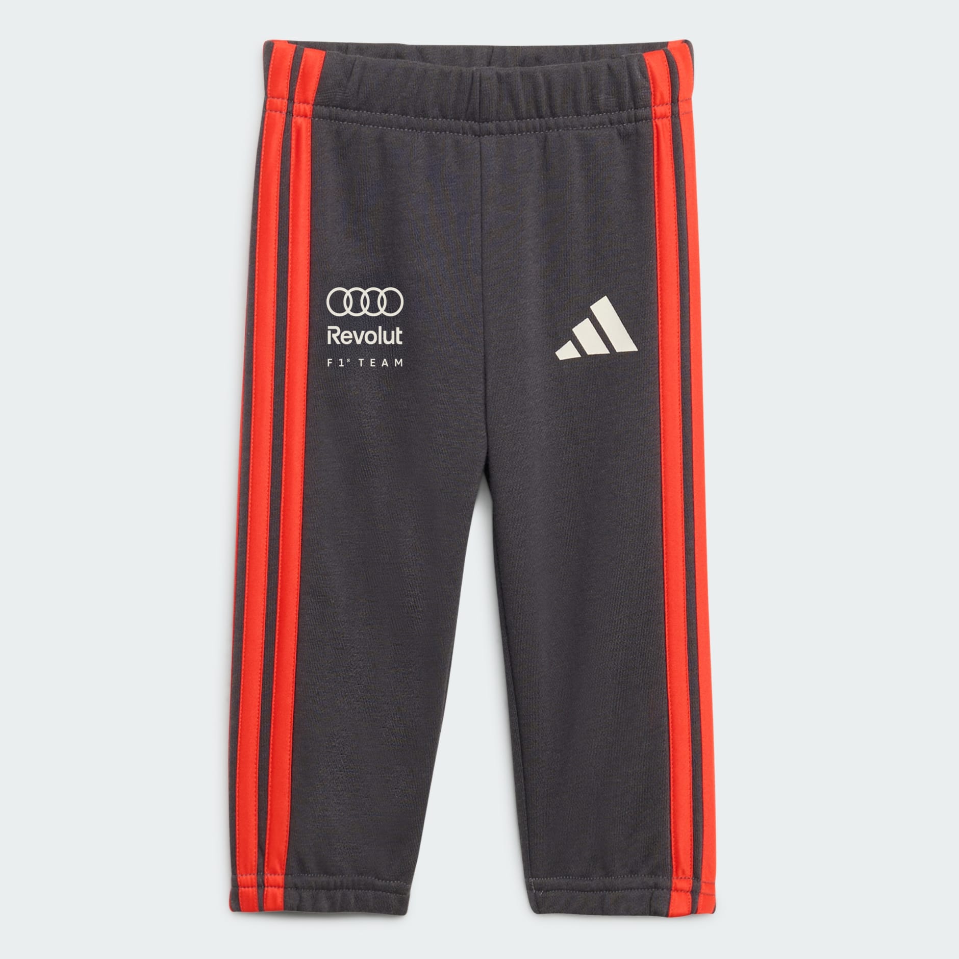SET DE BLUZĂ CU M&Acirc;NECĂ LUNGĂ ȘI PANTALONI SCURȚI AUDI FORMULA ONE TEAM DNA PENTRU BEBELUȘI
