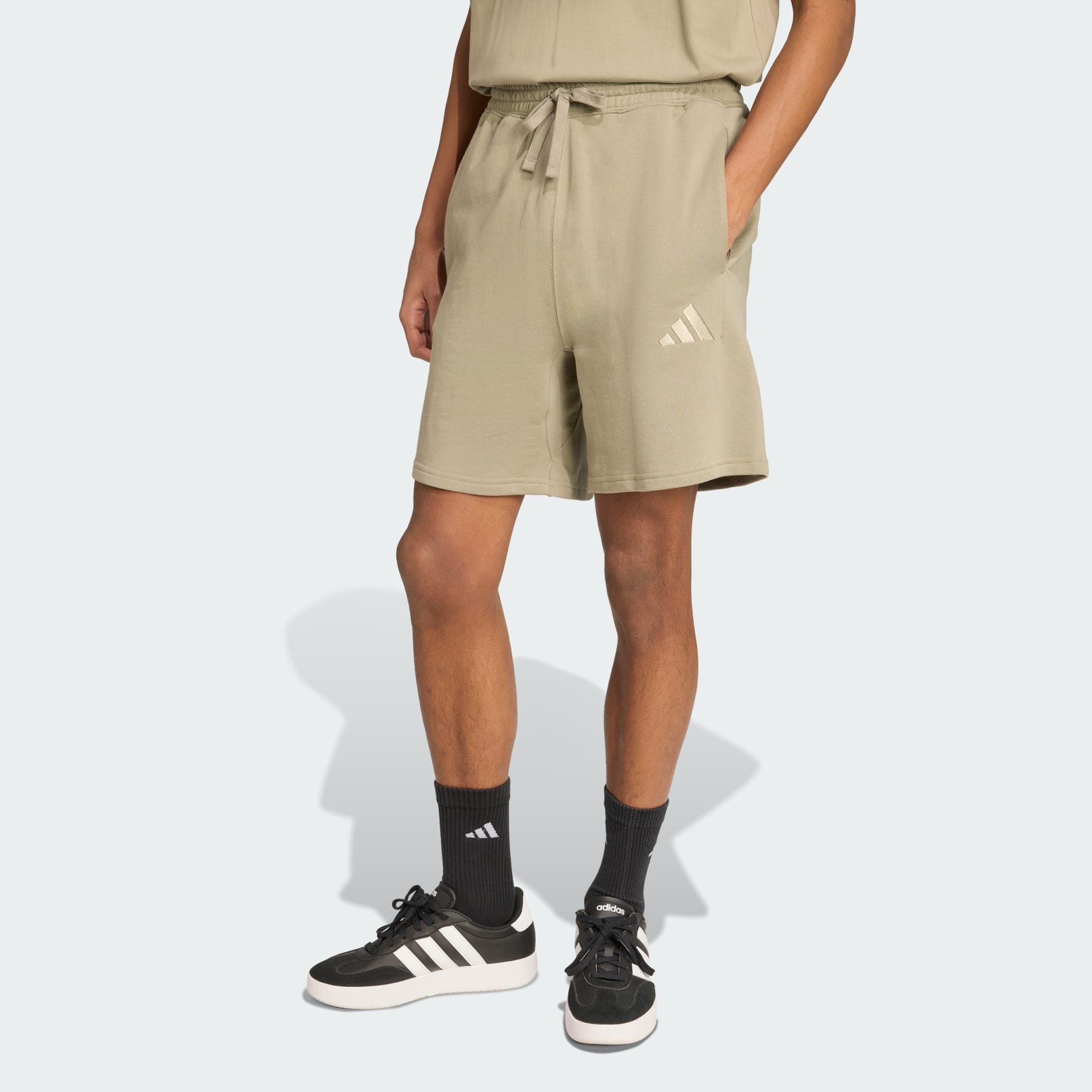 Clothing - ALL SZN French Terry Shorts - Green | adidas Oman Clothing - ALL SZN French Terry Shorts - Green | adidas Oman