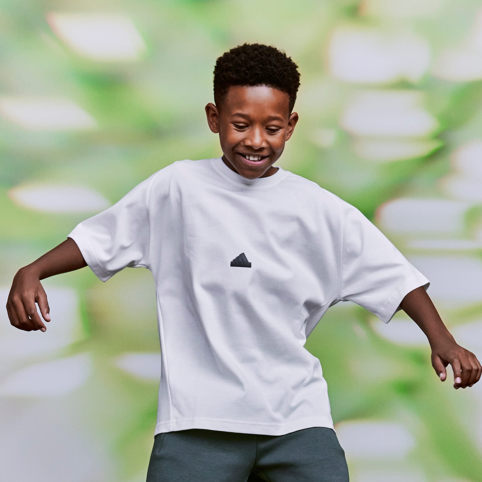 Kids Clothing - Z.N.E. Tee Kids - White | adidas Saudi Arabia