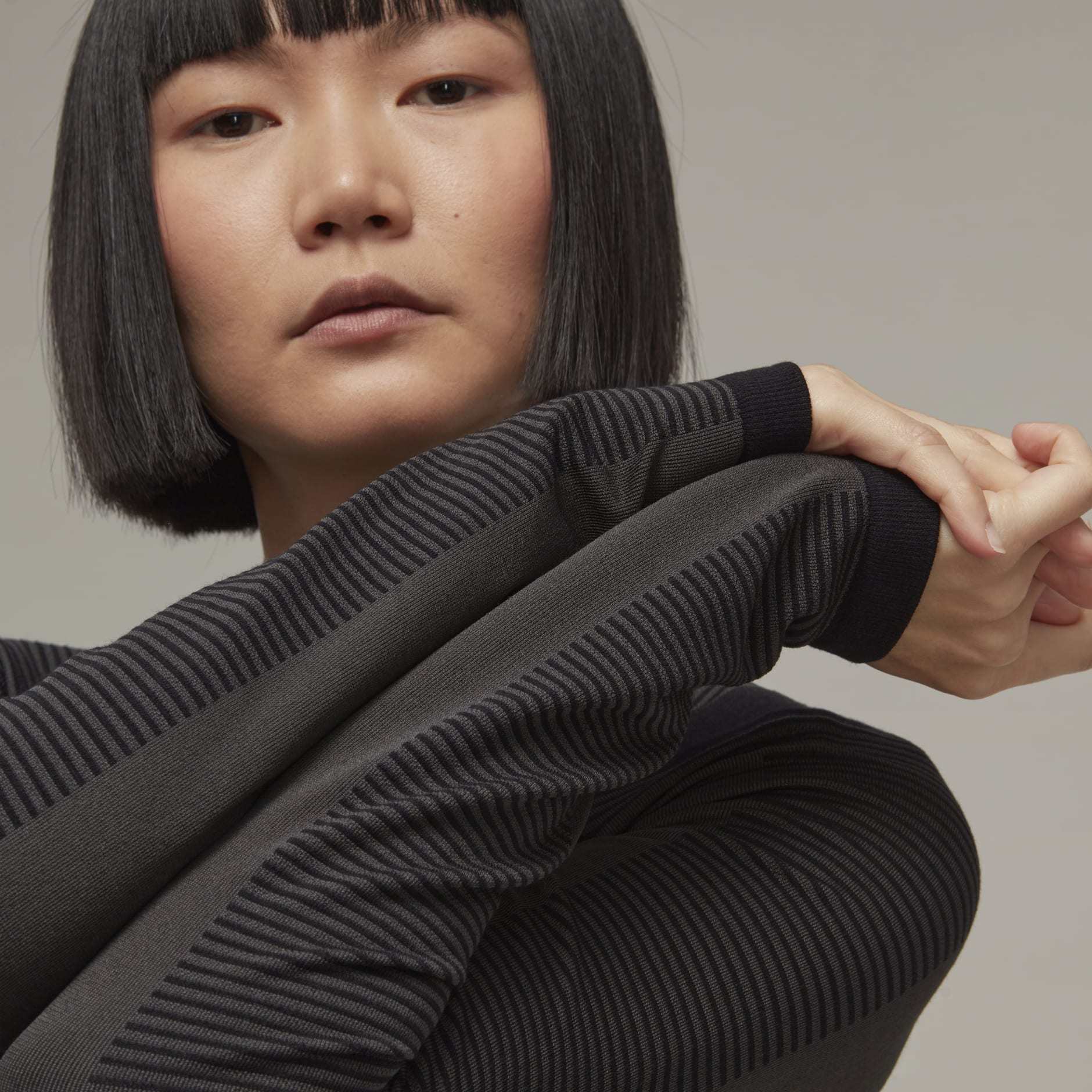 Y-3 Classic Seamless Knit Long Sleeve Tee