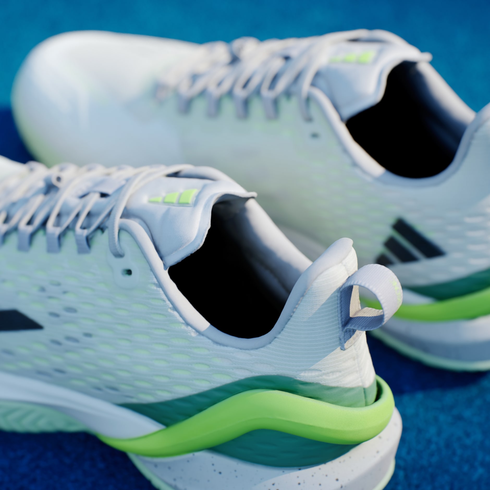 adidas adizero Cybersonic Tennis Shoes - Green | adidas LK