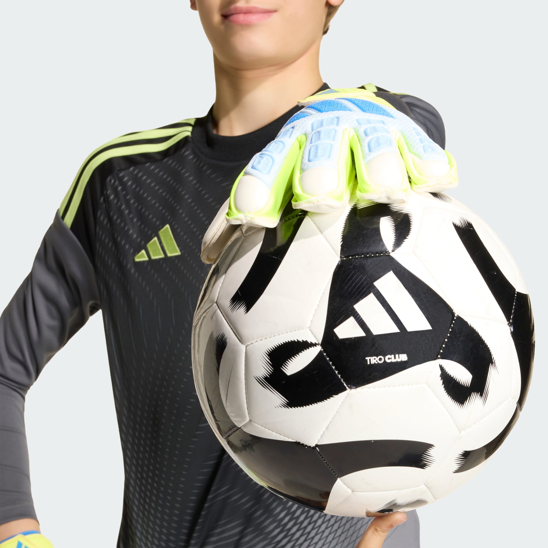 Guantes de Arquero Predator Match Fingersave para Ni&ntilde;os