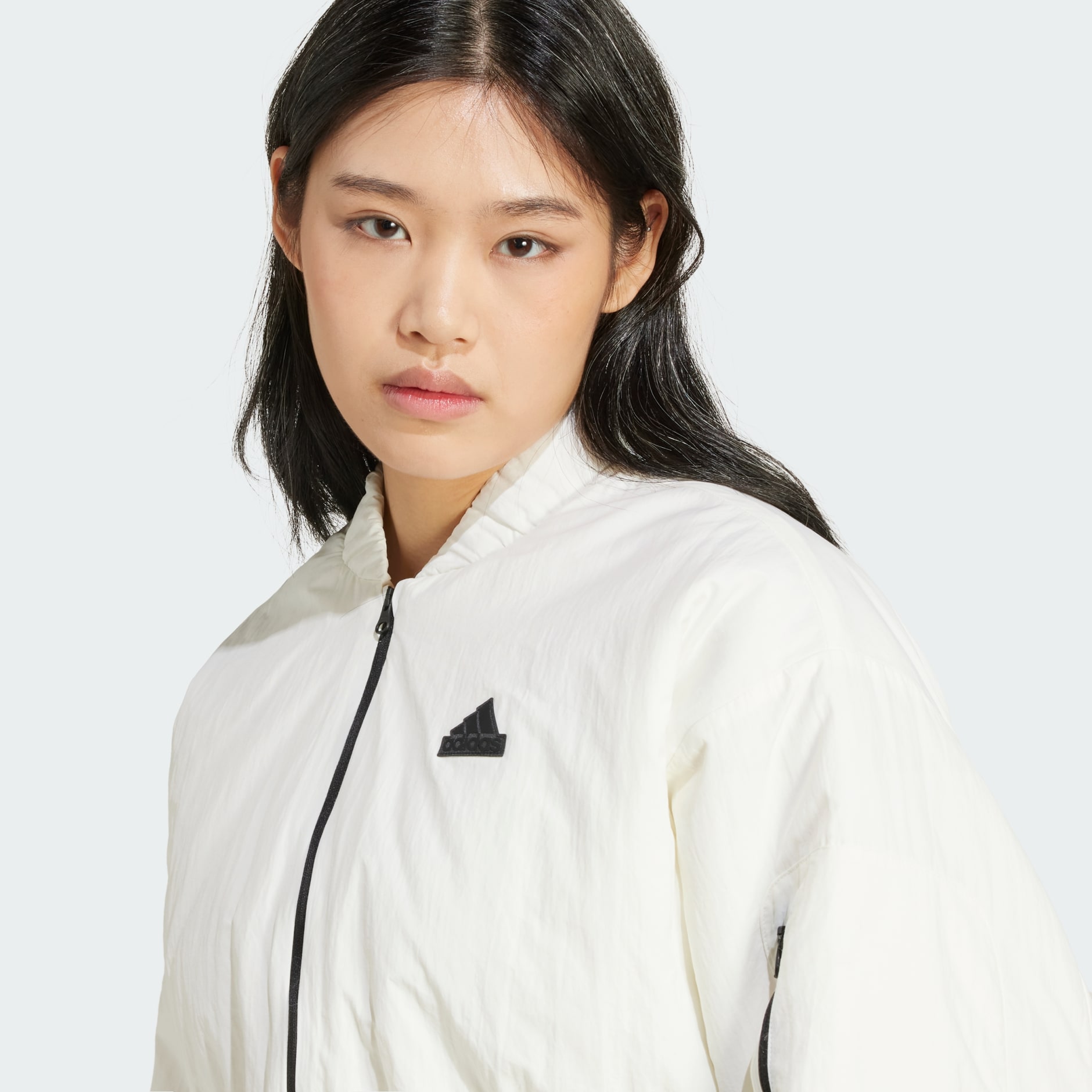★adidas★W CITY ESCAPE PADDED BOMBER JACKET★追跡可 adidas Sportswear - City Escape Padded Bomber Jacket - White
