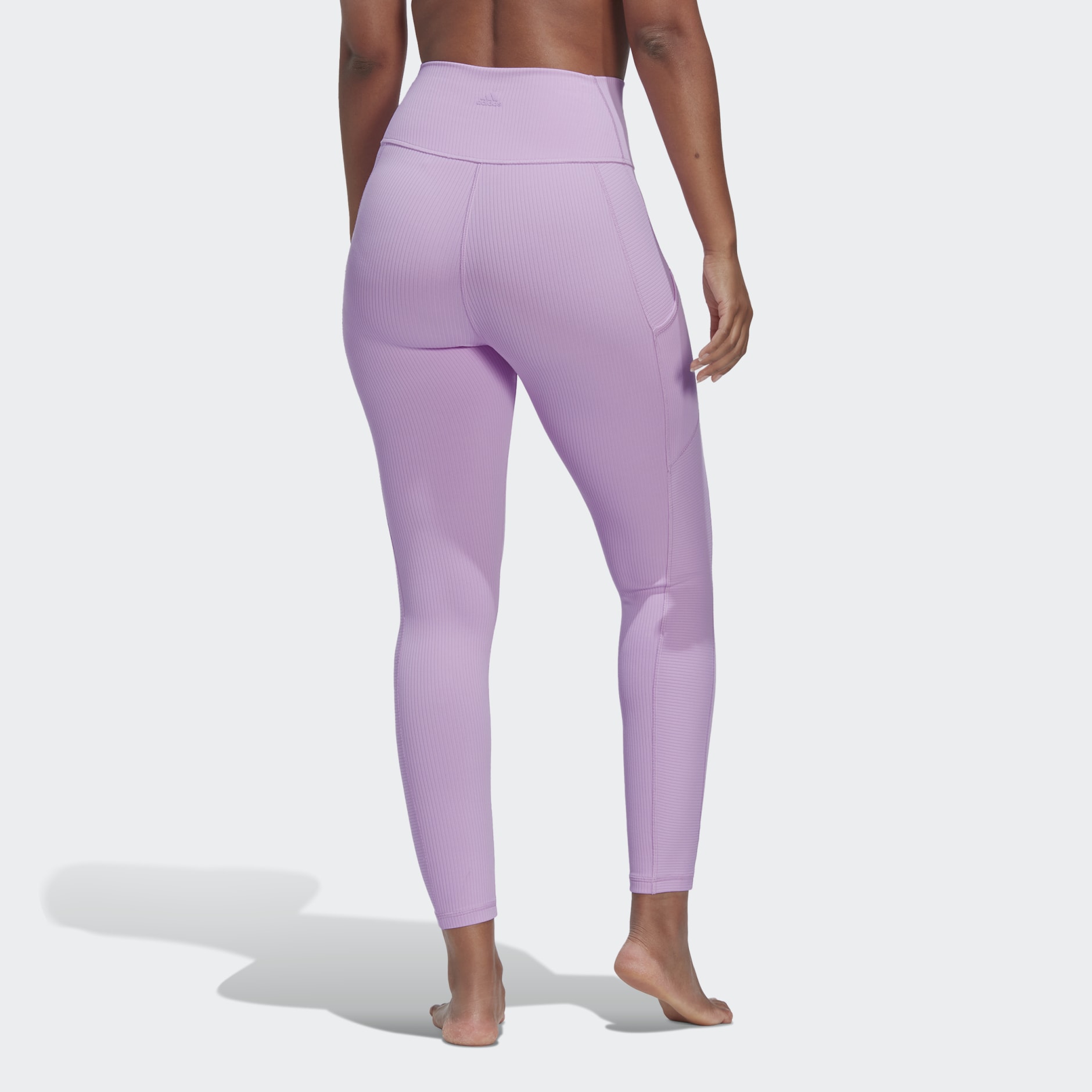 بنطال ضيّق Yoga Studio Luxe Wind Super-High-Waisted Rib