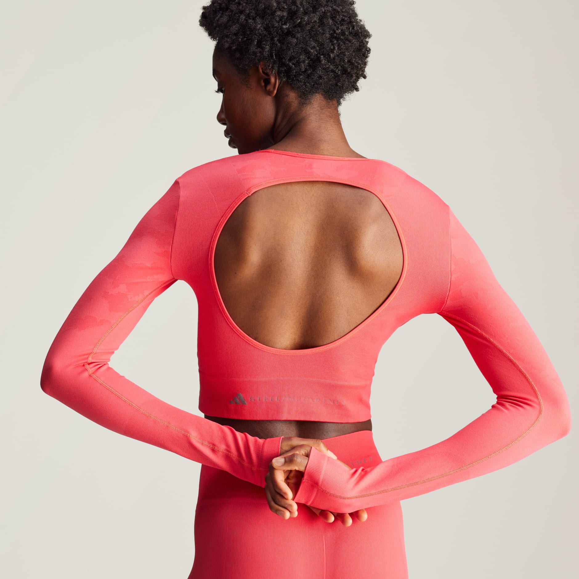 adidas by Stella McCartney TrueStrength Seamless Long Sleeve Yoga Top