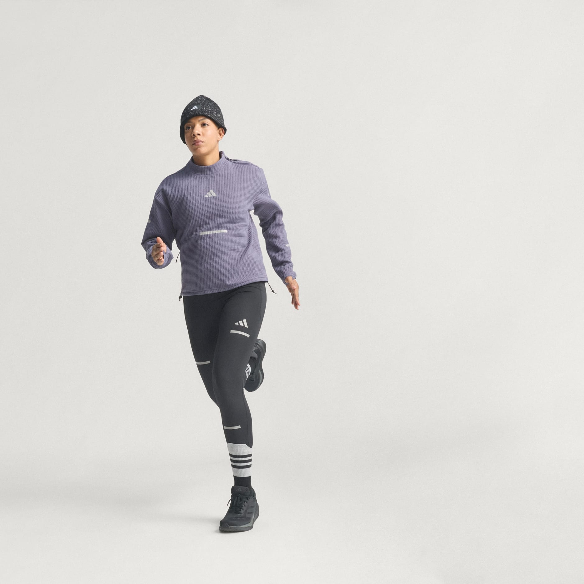 Bluză Adi365 De Alergare CLIMAWARM+ Cu Guler Rotund