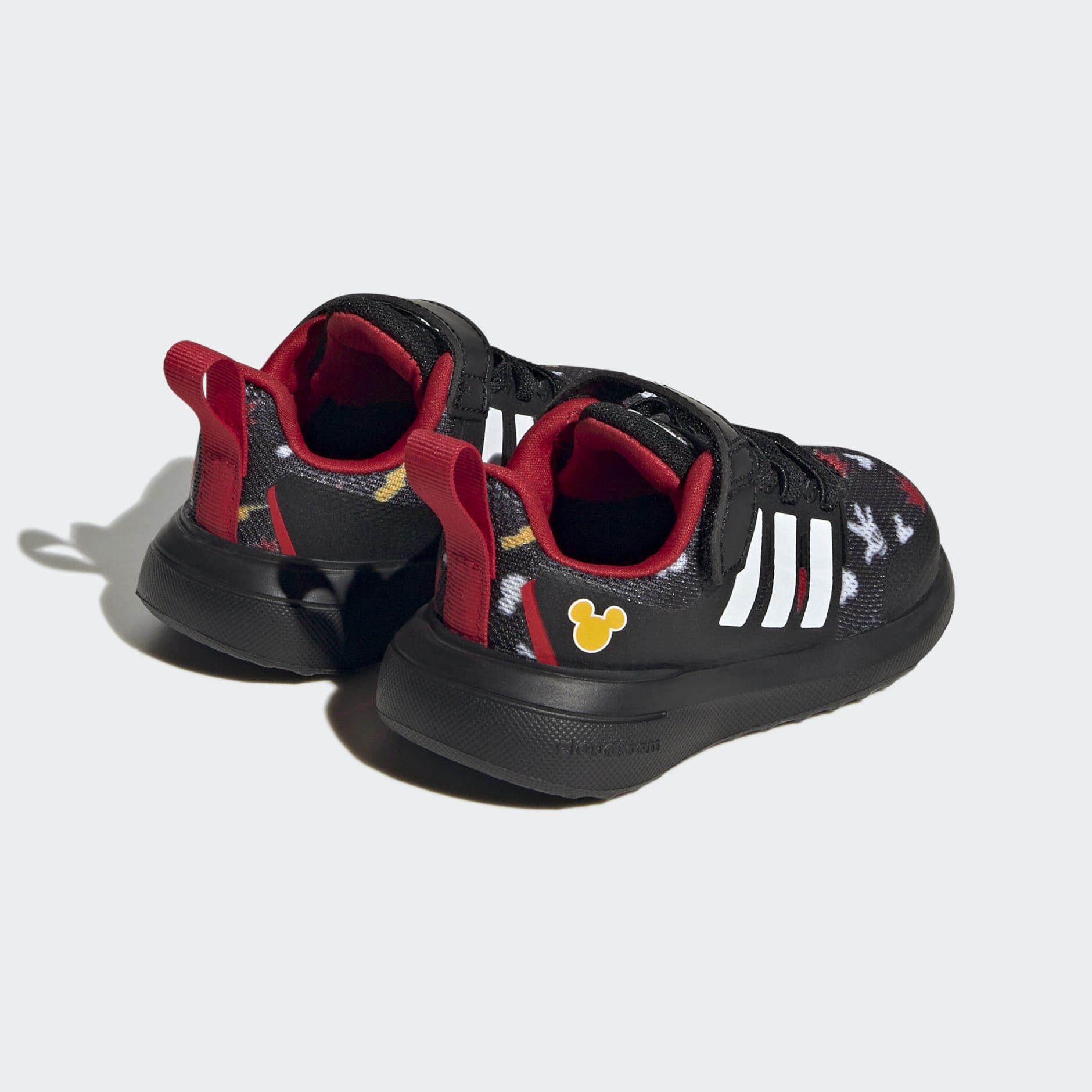 adidas x Disney FortaRun 2.0 Mickey Cloudfoam Elastic Lace Top Strap Shoes