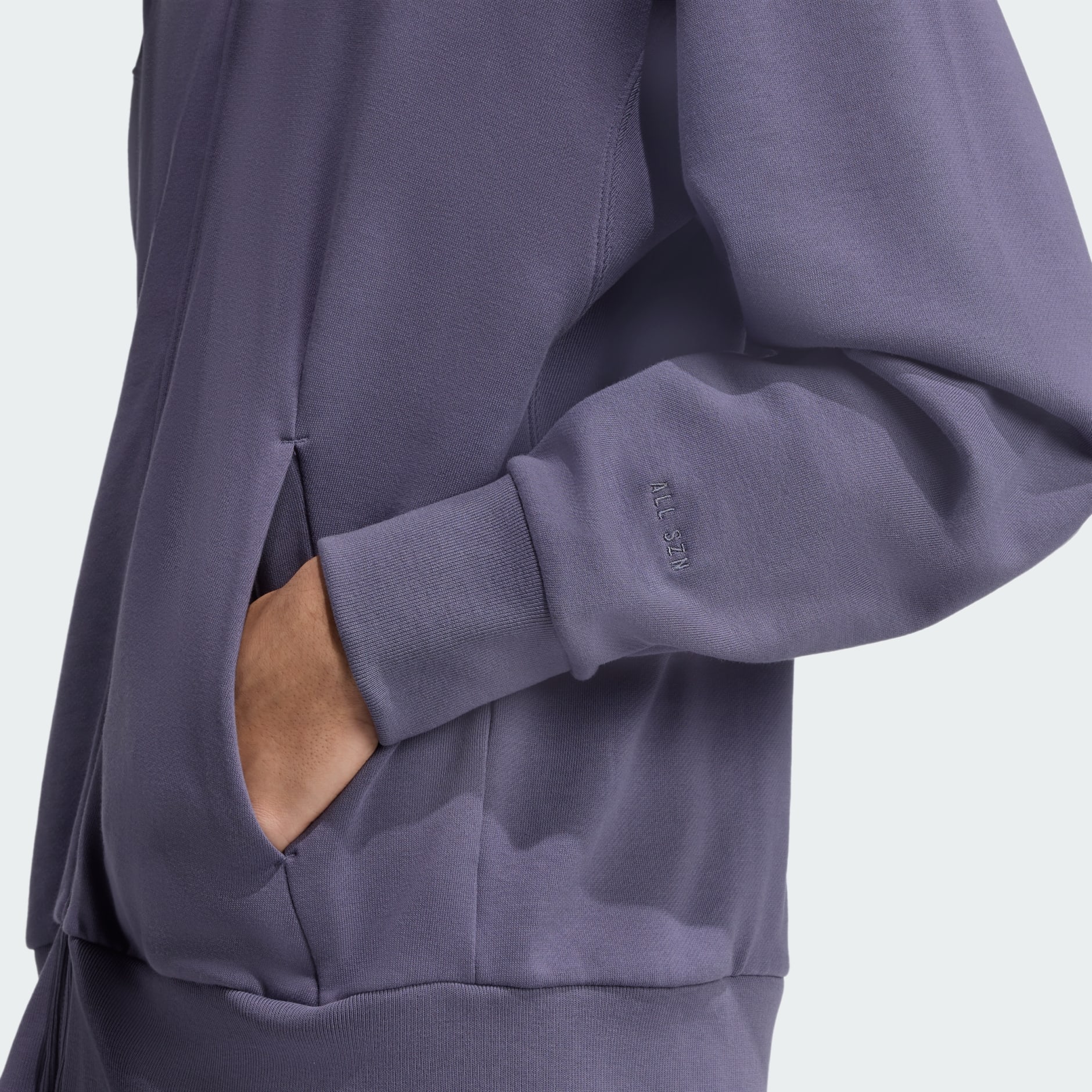 Clothing - ALL SZN French Terry Full-Zip Hoodie - Purple