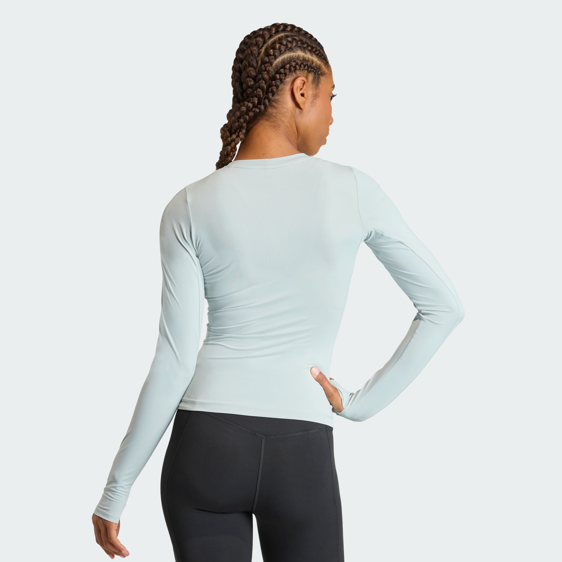 Bluză cu m&acirc;necă lungă Power Essentials Workout Contour