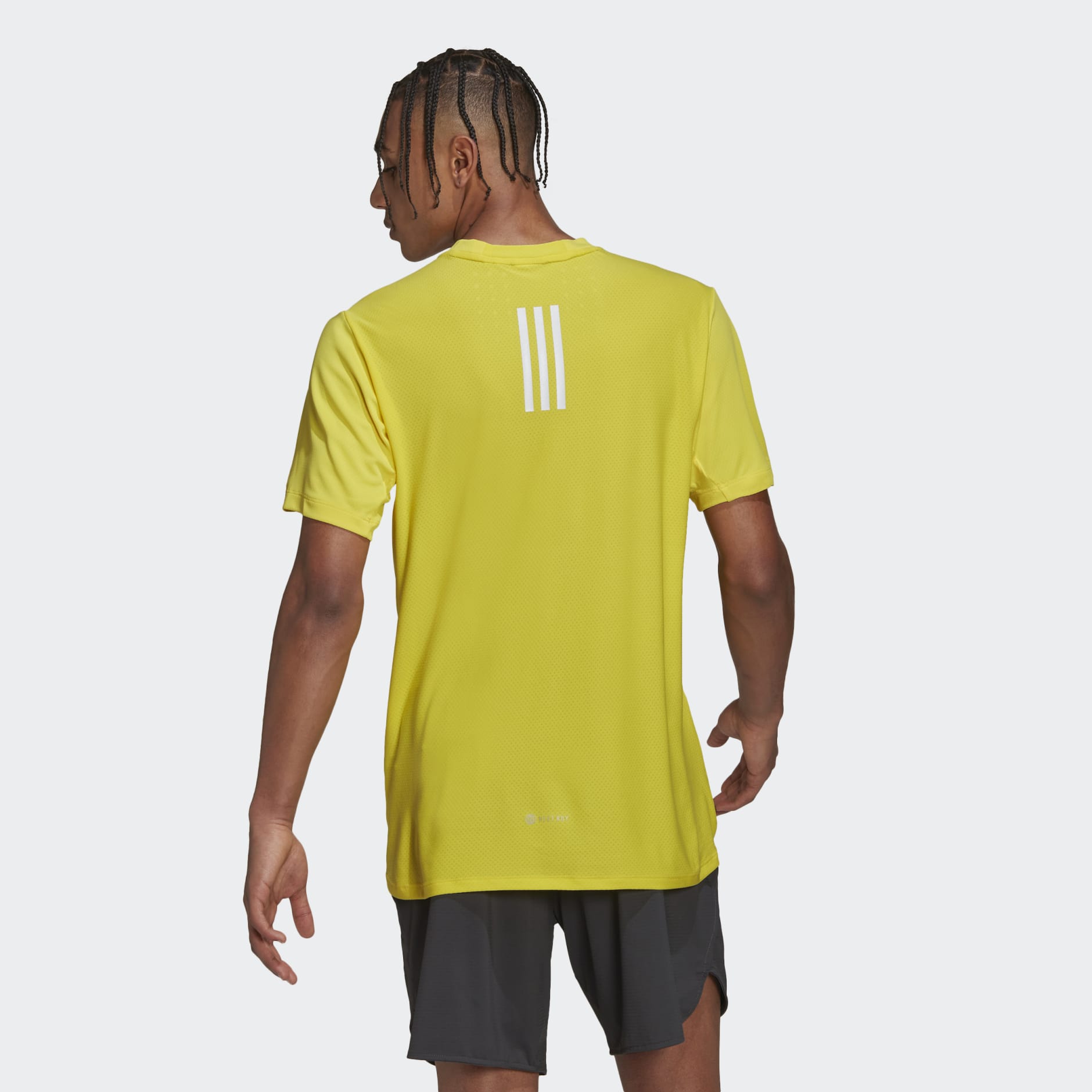 Clothing - Designed 4 Training HEAT.RDY HIIT Tee - Yellow | adidas ...