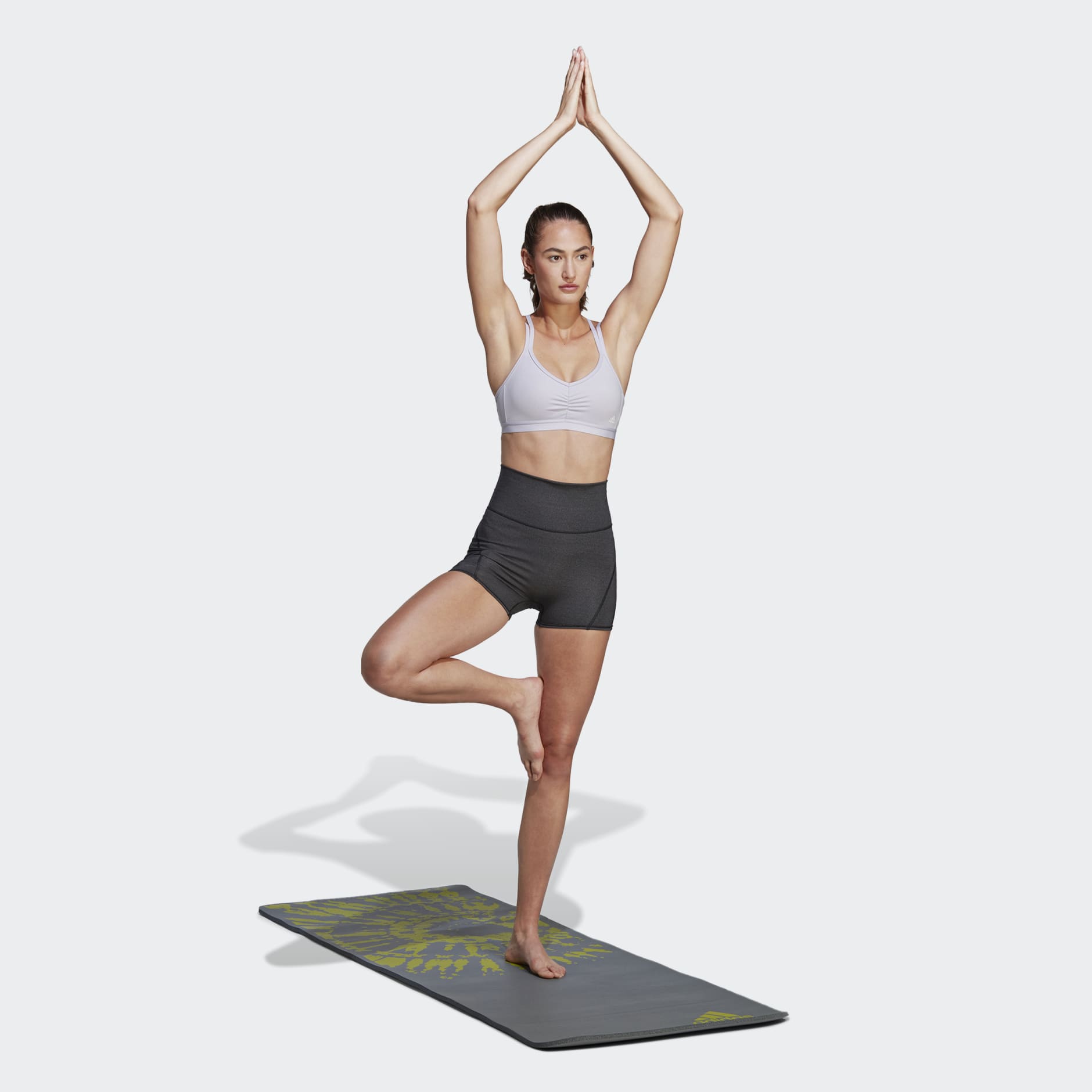 adidas Yoga Essentials Light-Support Bra - Purple