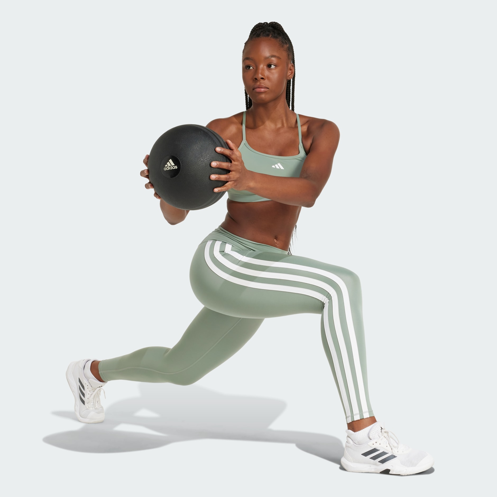 Aeroreact Training 3-Stripes Bra