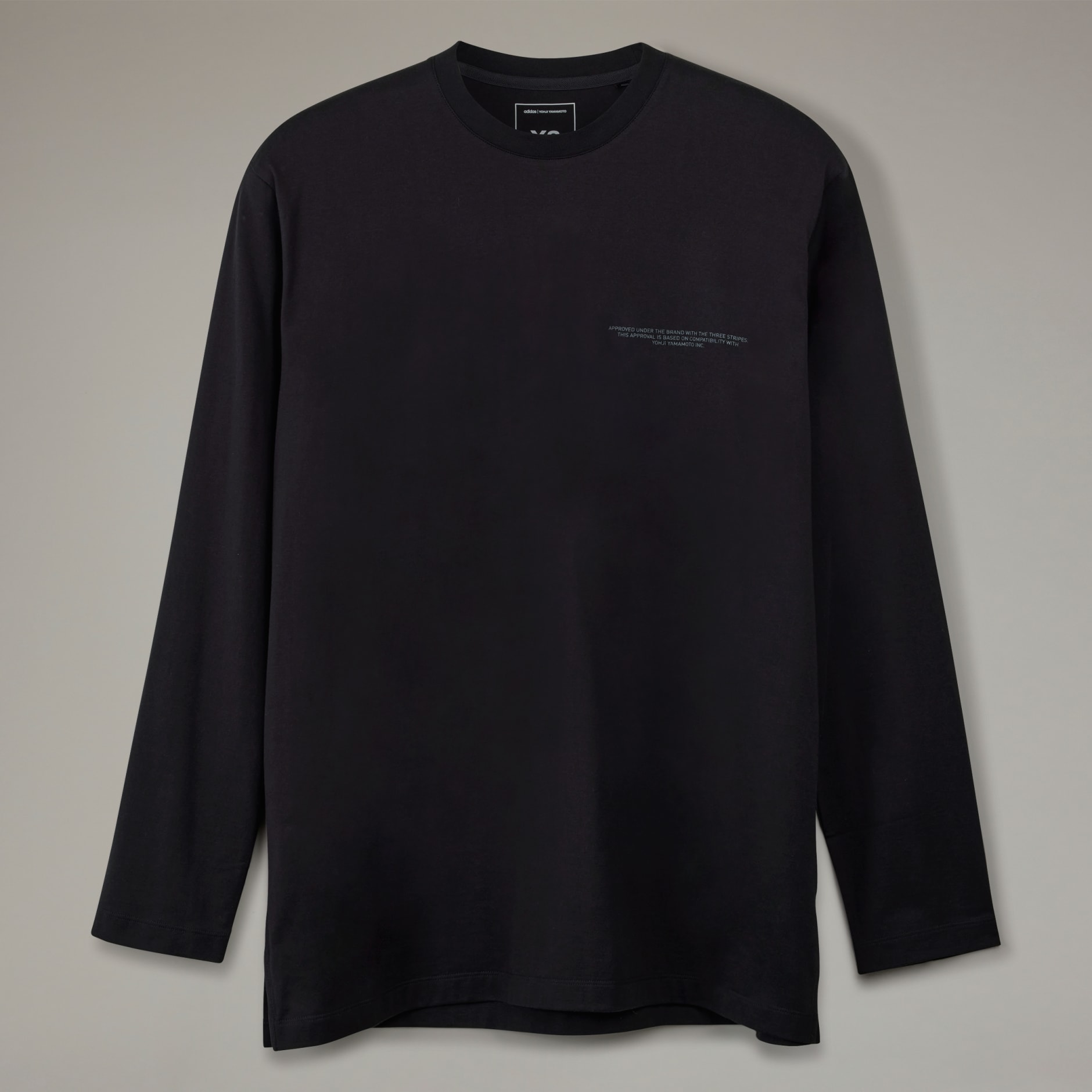 Y-3 Logo Long Sleeve Tee
