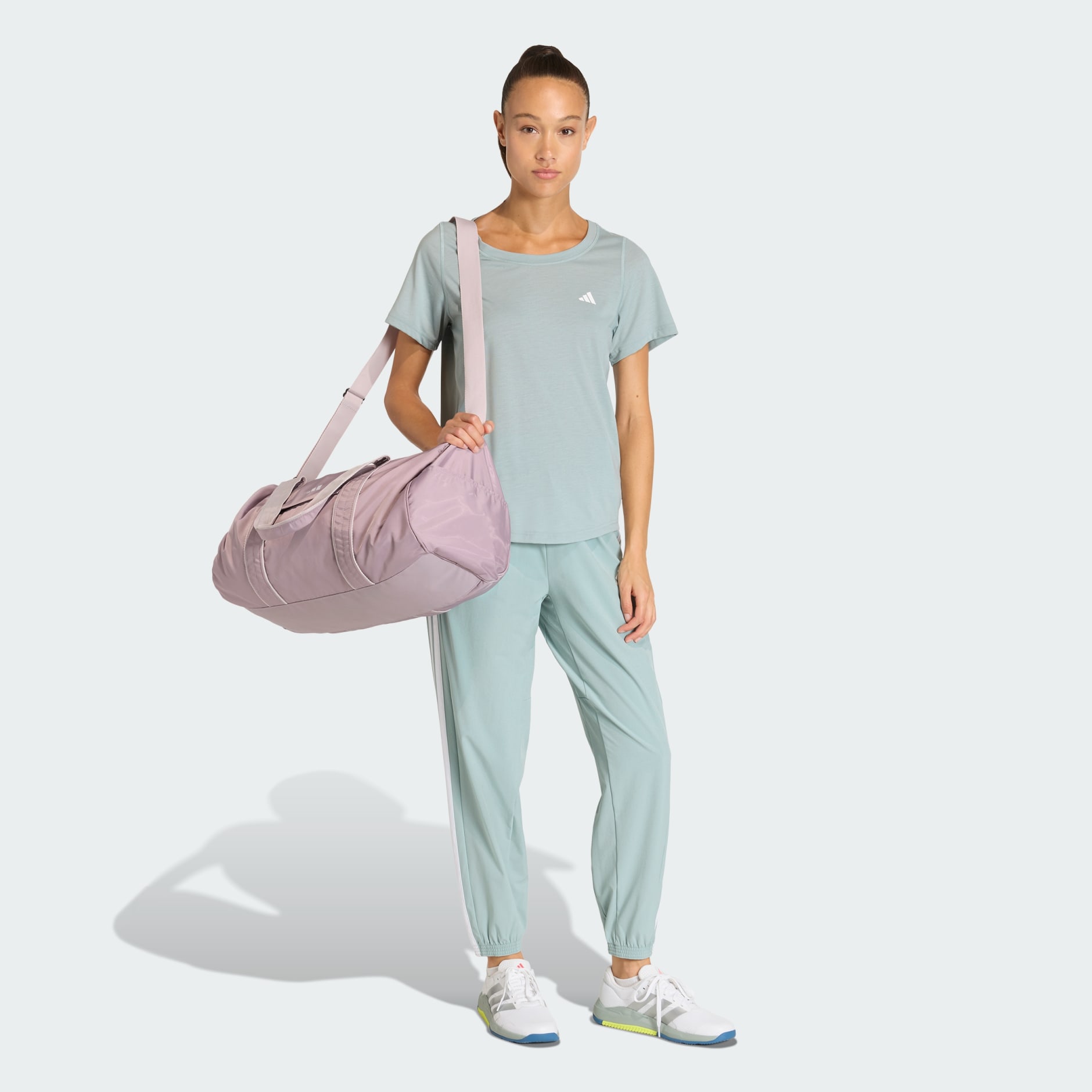 Pantaloni țesuți cu 3 dungi Train Essentials