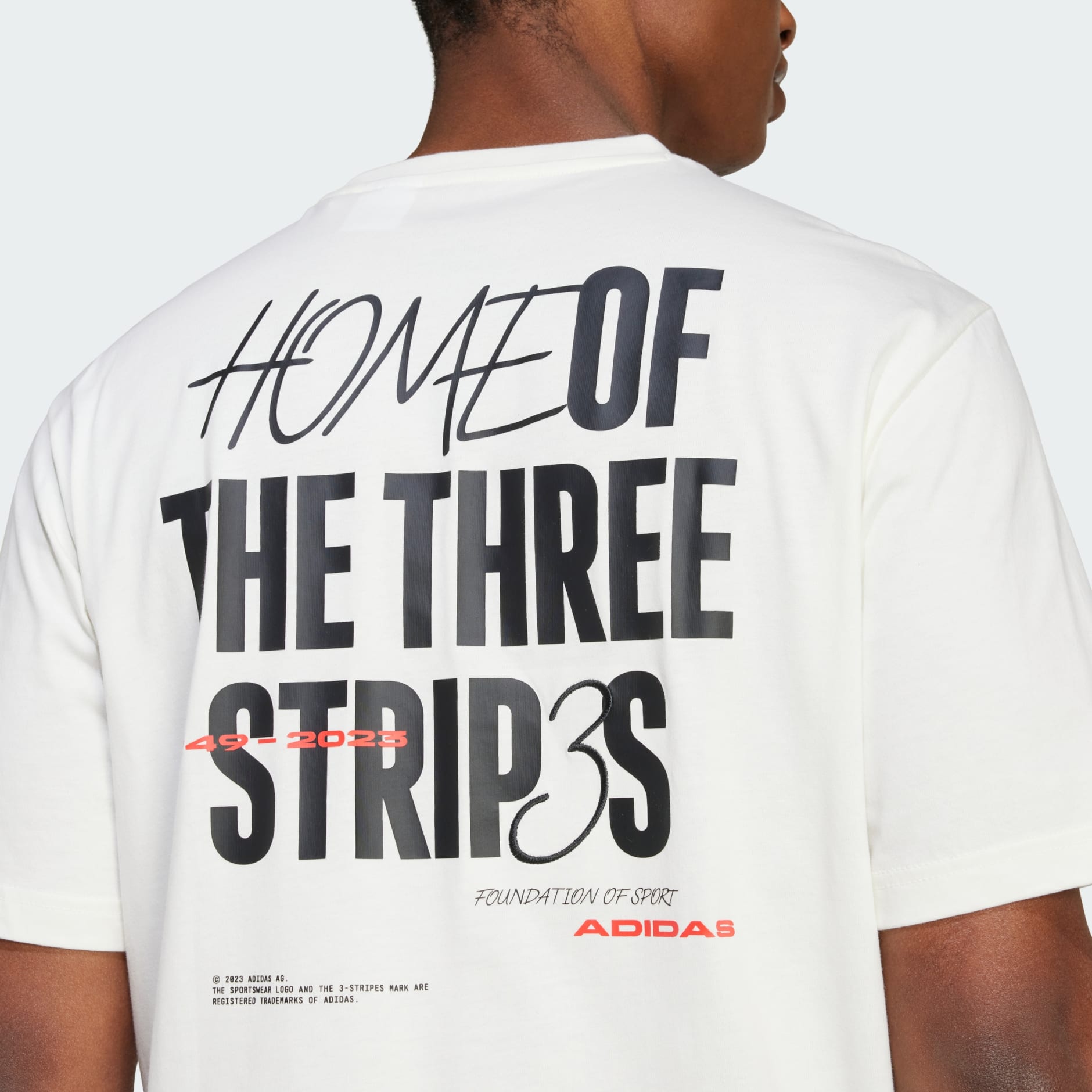 Clothing - Brand Love Signature Graphic Tee - White | adidas