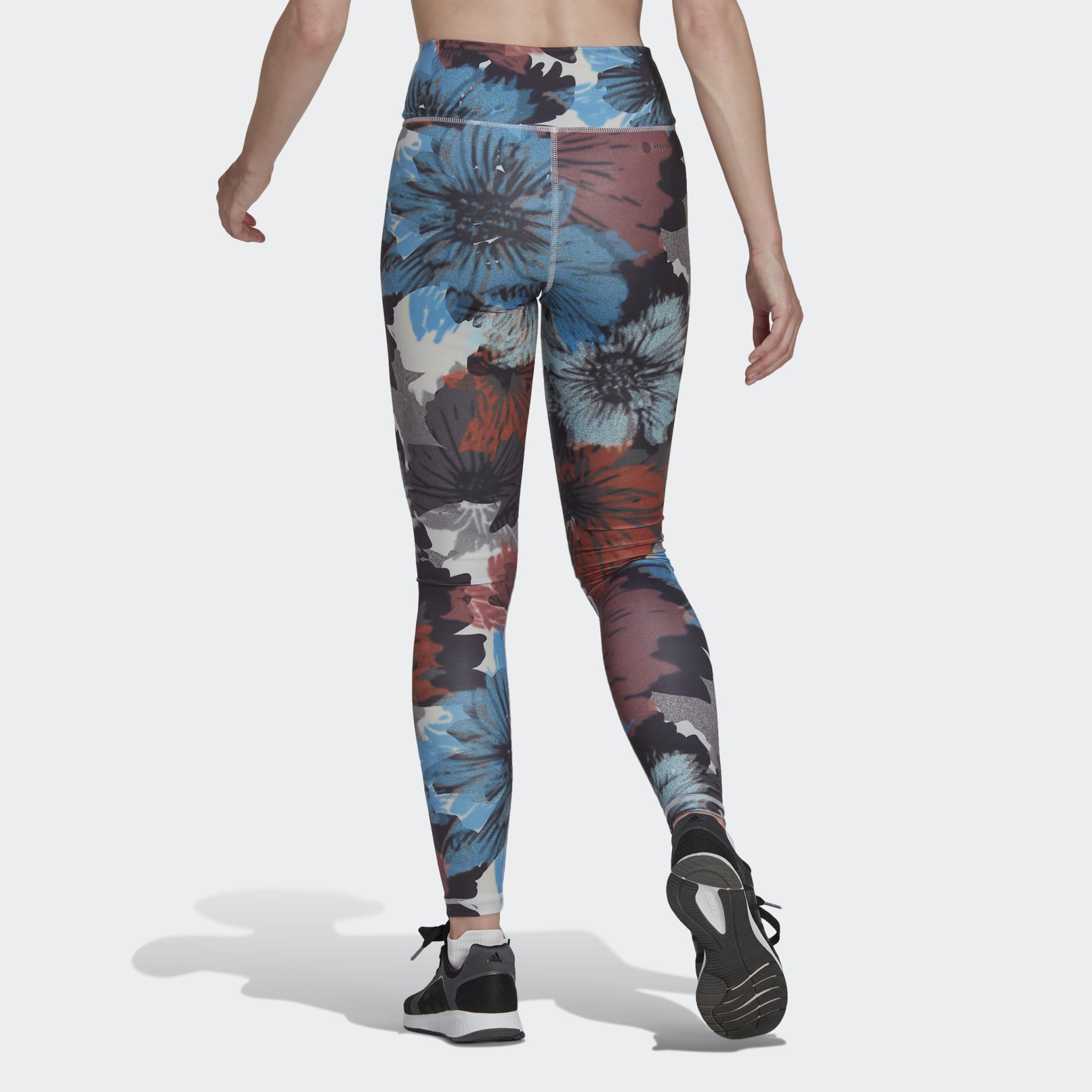 Women's Clothing - Essentials Printed High-Waisted Leggings - Grey Kuwait