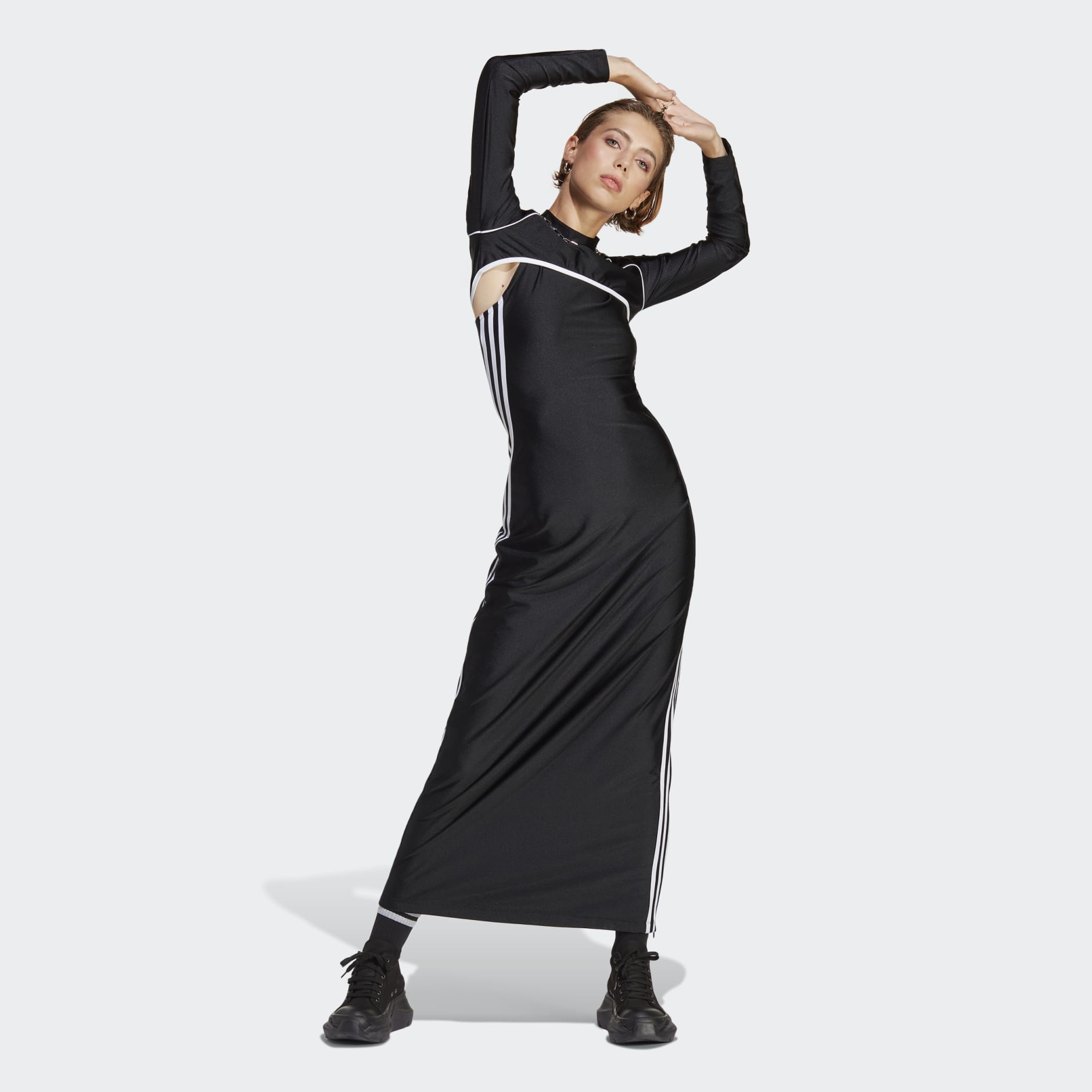 Clothing - Always Original Long Dress - Black | adidas South Africa