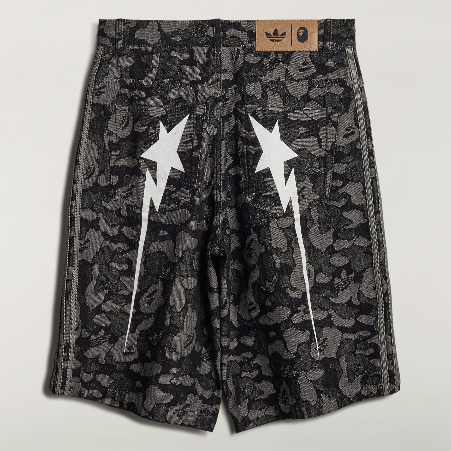 SHARK DENIM JORTS BAPE