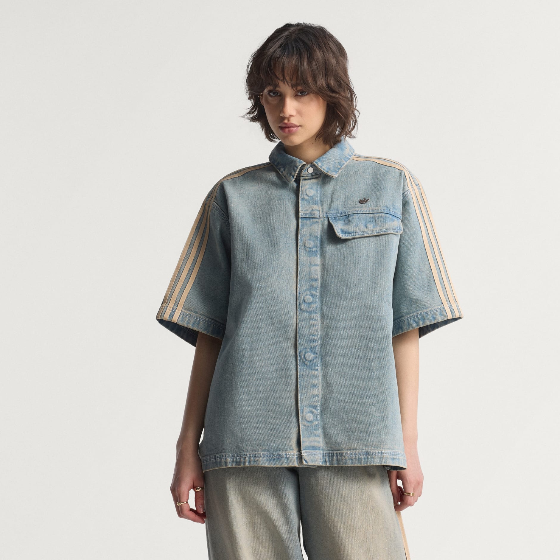 Premium Essentials Denim Shirt Shortsleeve