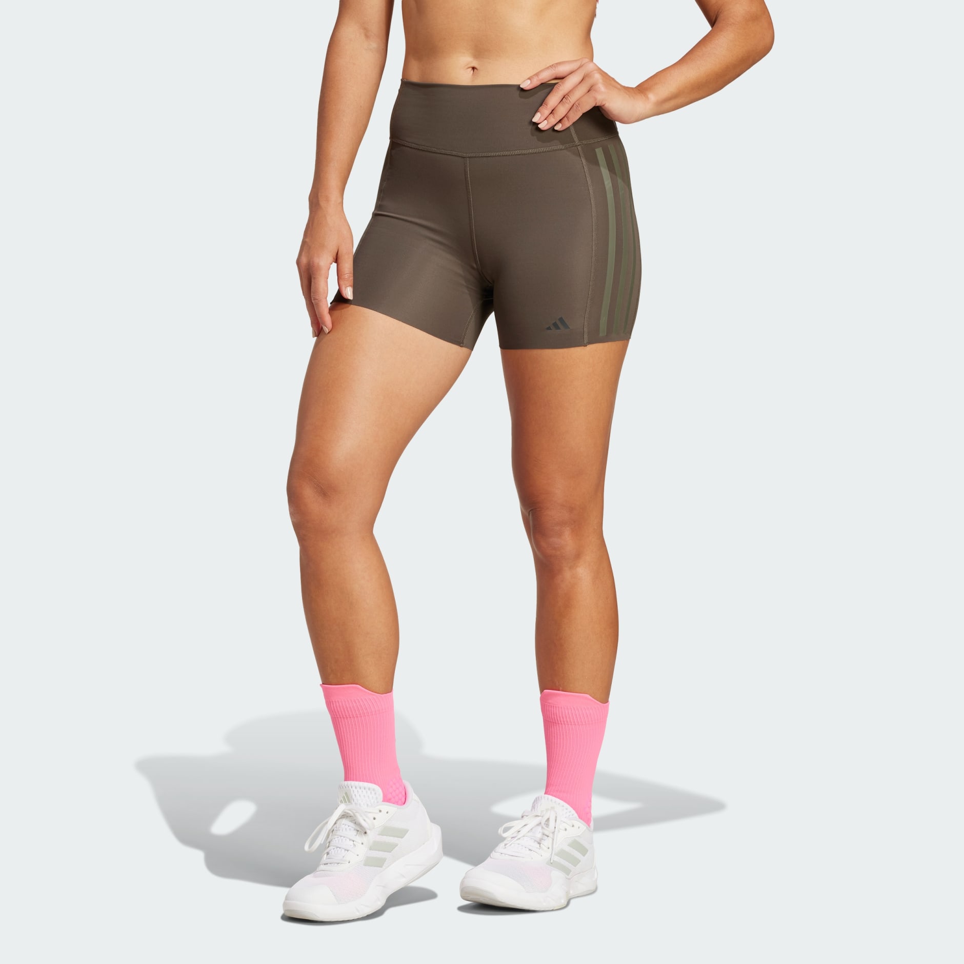 Optime 4-Inch Raw-Cut-Hem Leggings