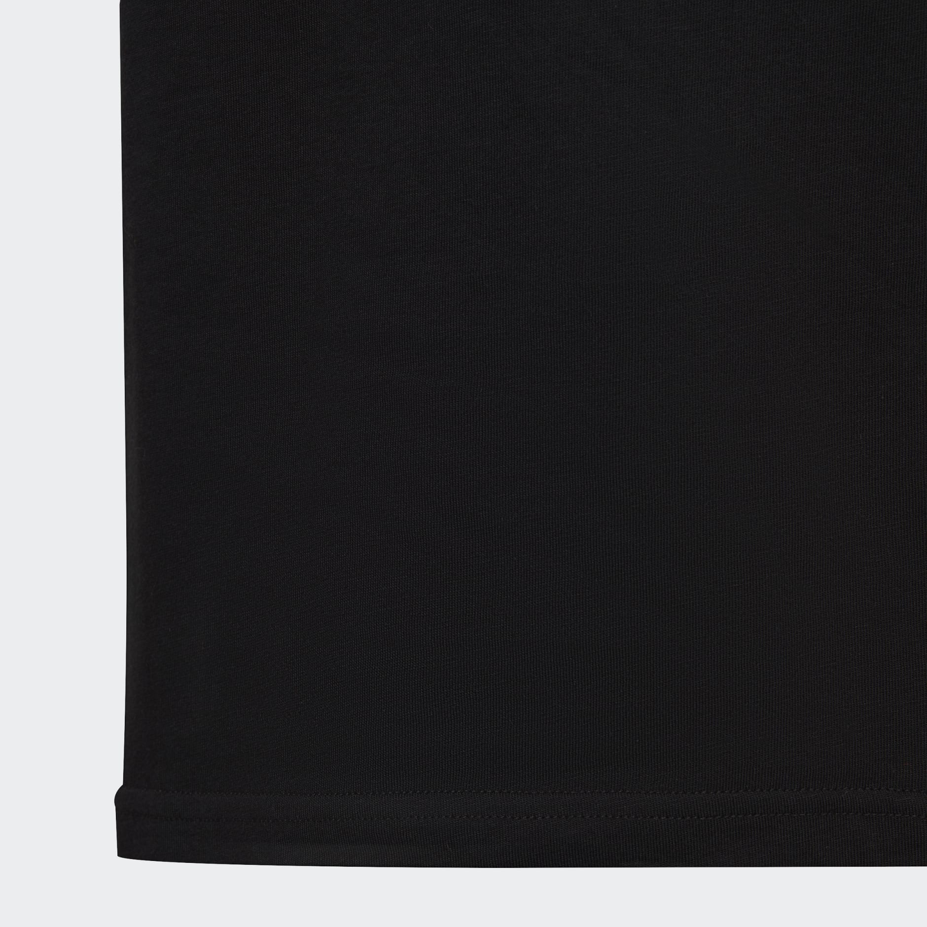 adidas Essentials 3-Stripes Cotton Tee - Black | adidas UAE