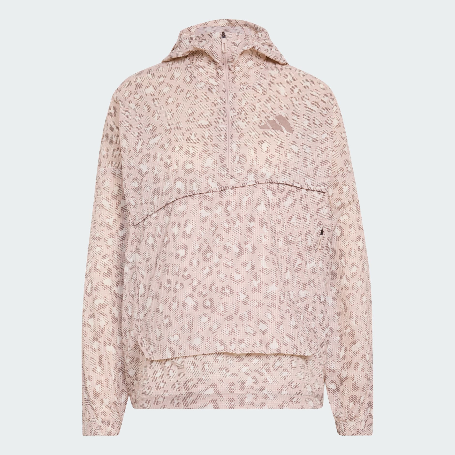 Anorak rezistent la v&acirc;nt Terrex Xploric CLIMA365 cu imprimeu