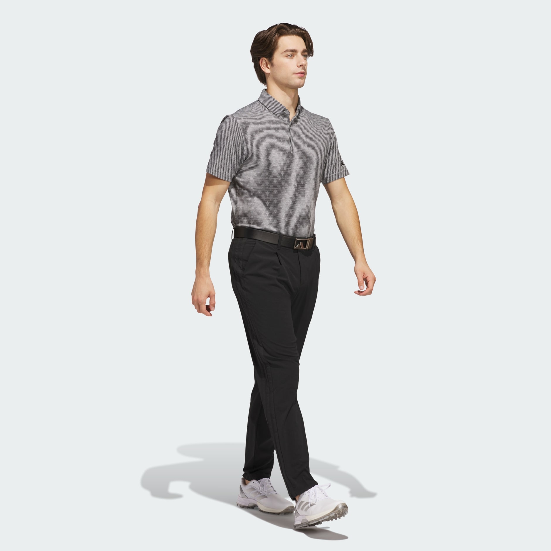 Tricou polo Go-To cu imprimeu &icirc;n dungi