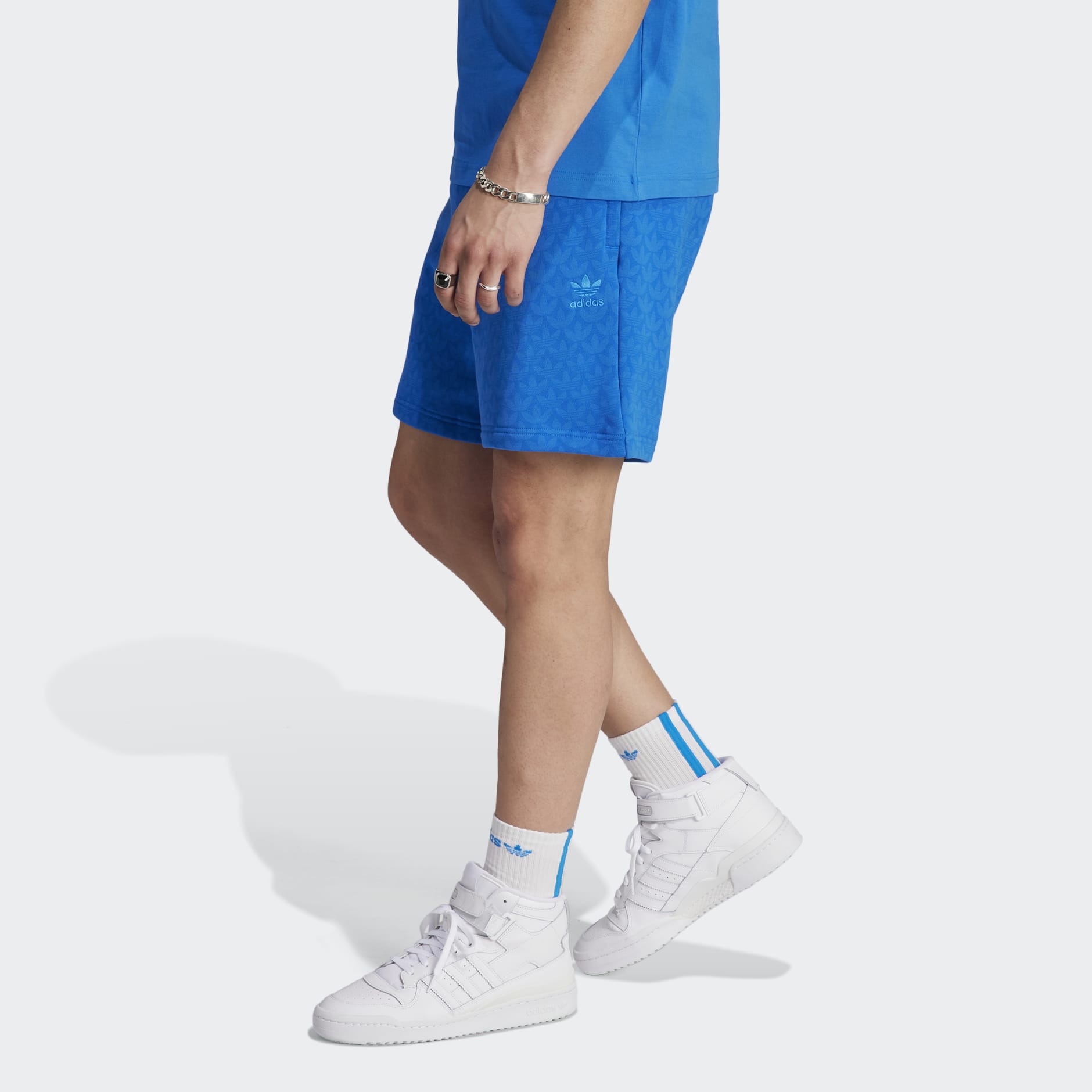 adidas Graphics Monogram Shorts - Blue | adidas UAE