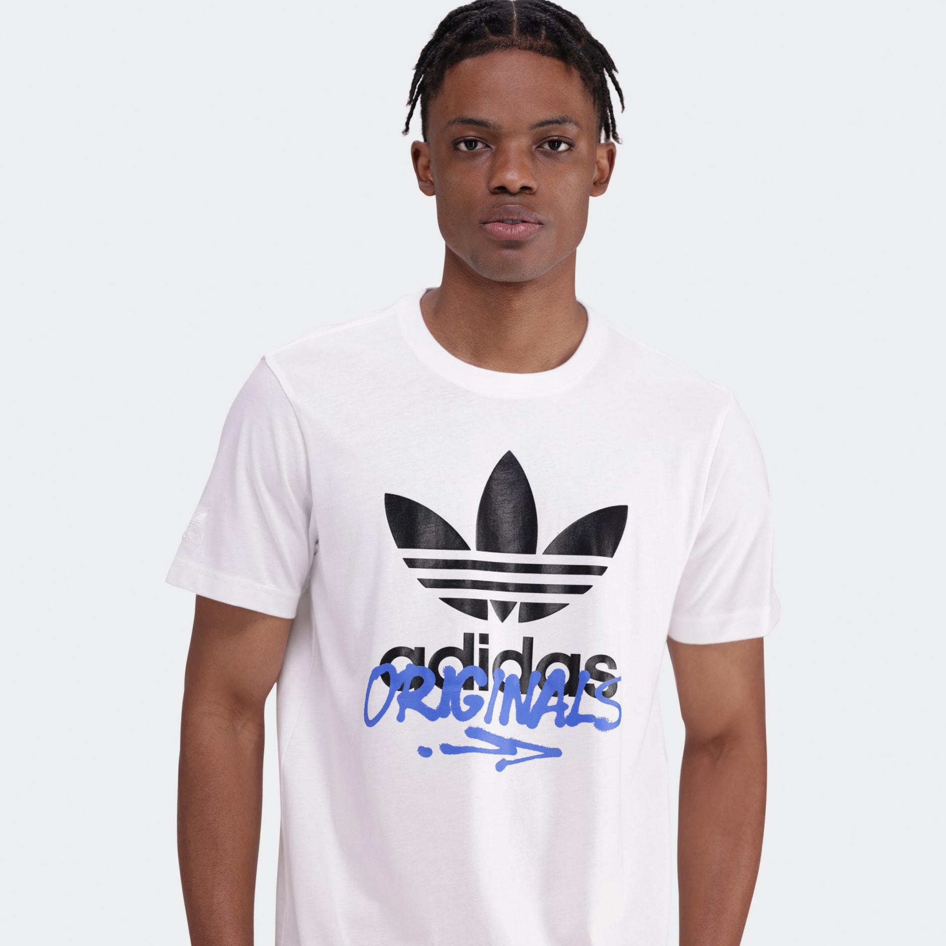 Adidas street logo t shirt online