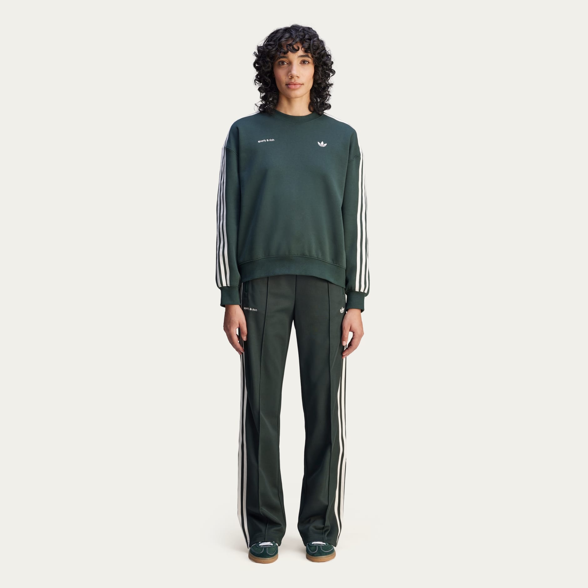 adidas adidas x Sporty & Rich Track Pants - Green | adidas KE