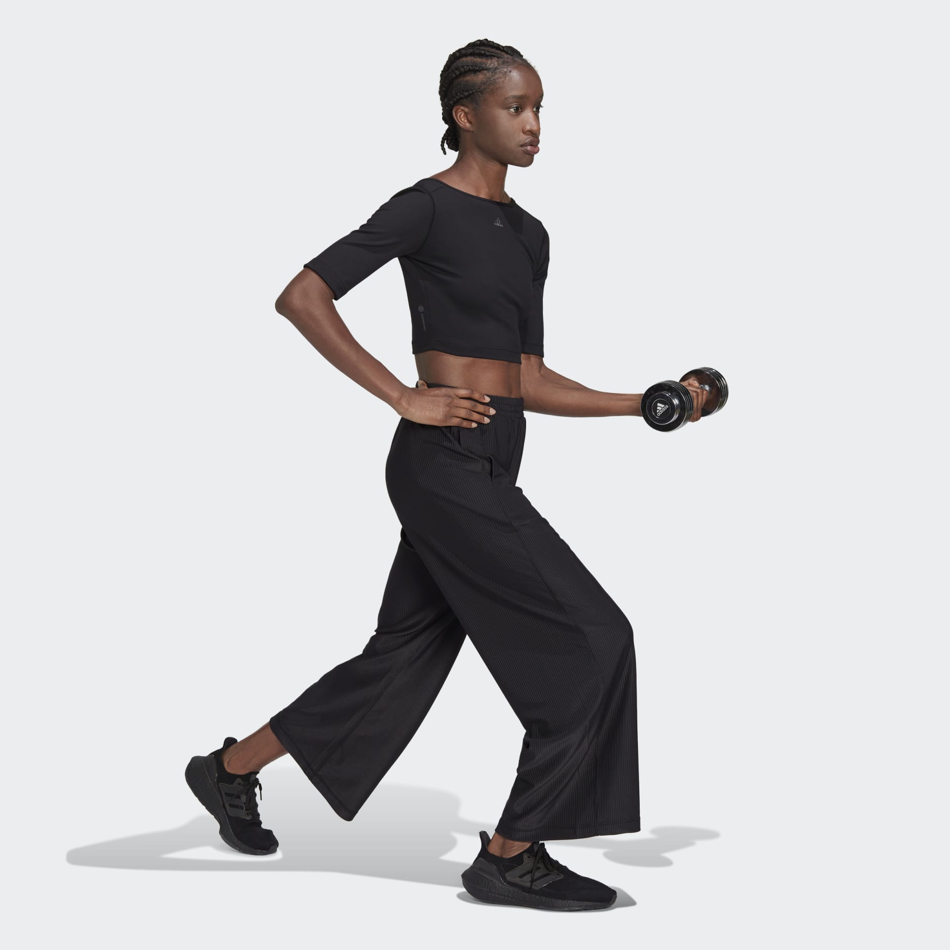 AEROREADY Studio Wide Leg 7/8 Pants