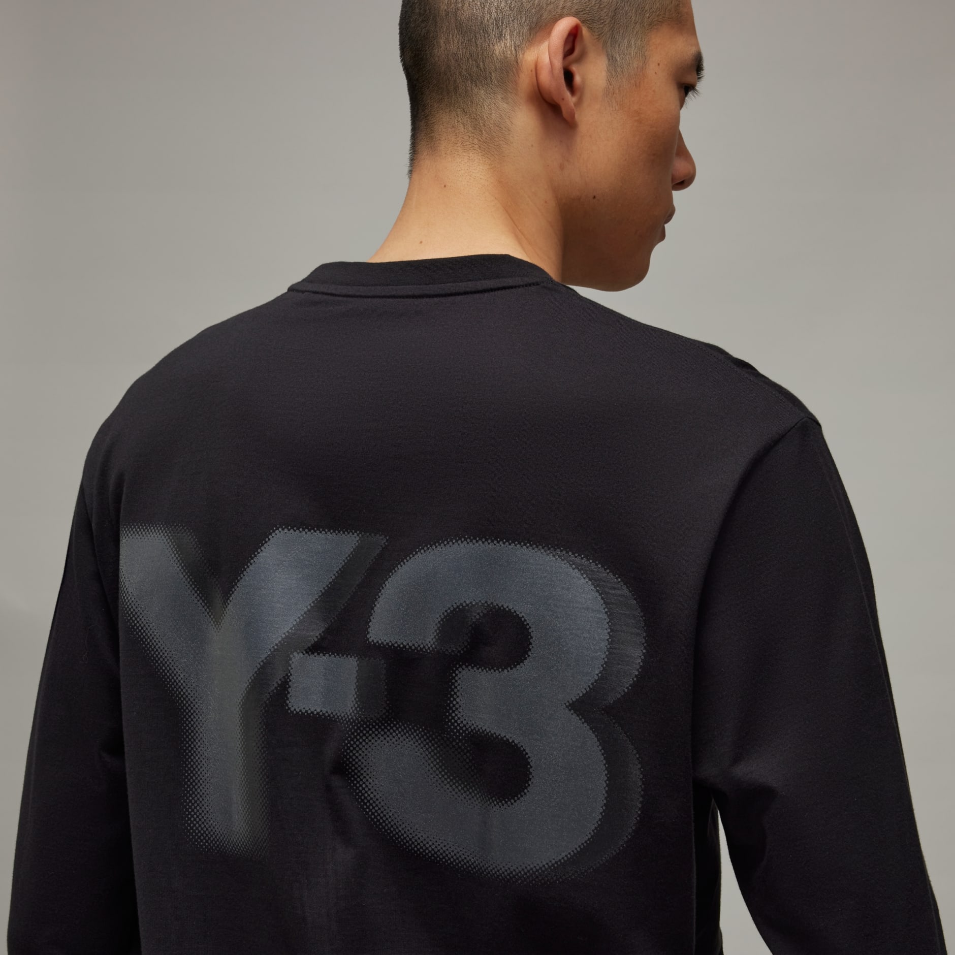 Y-3 Logo Long Sleeve Tee