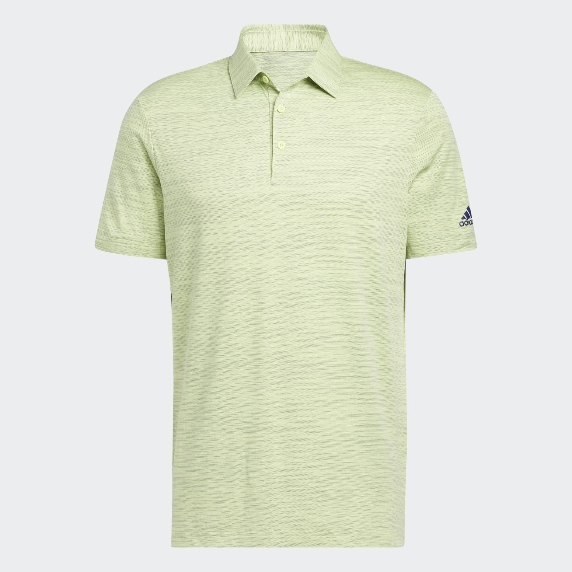 Space-Dyed Striped Polo Shirt
