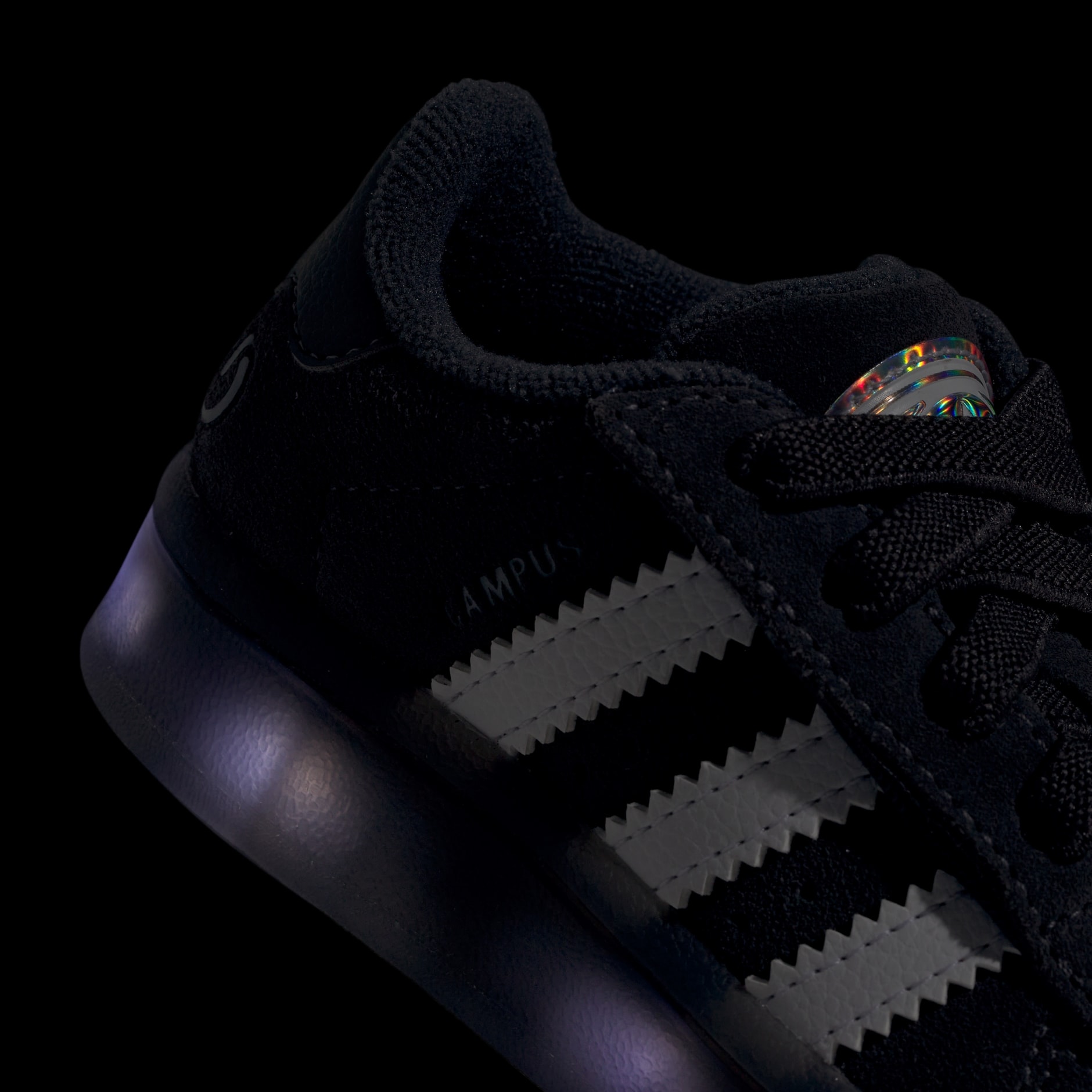 Campus 00s Led Lights Comfort Closure Elastic Lace Shoes Kids