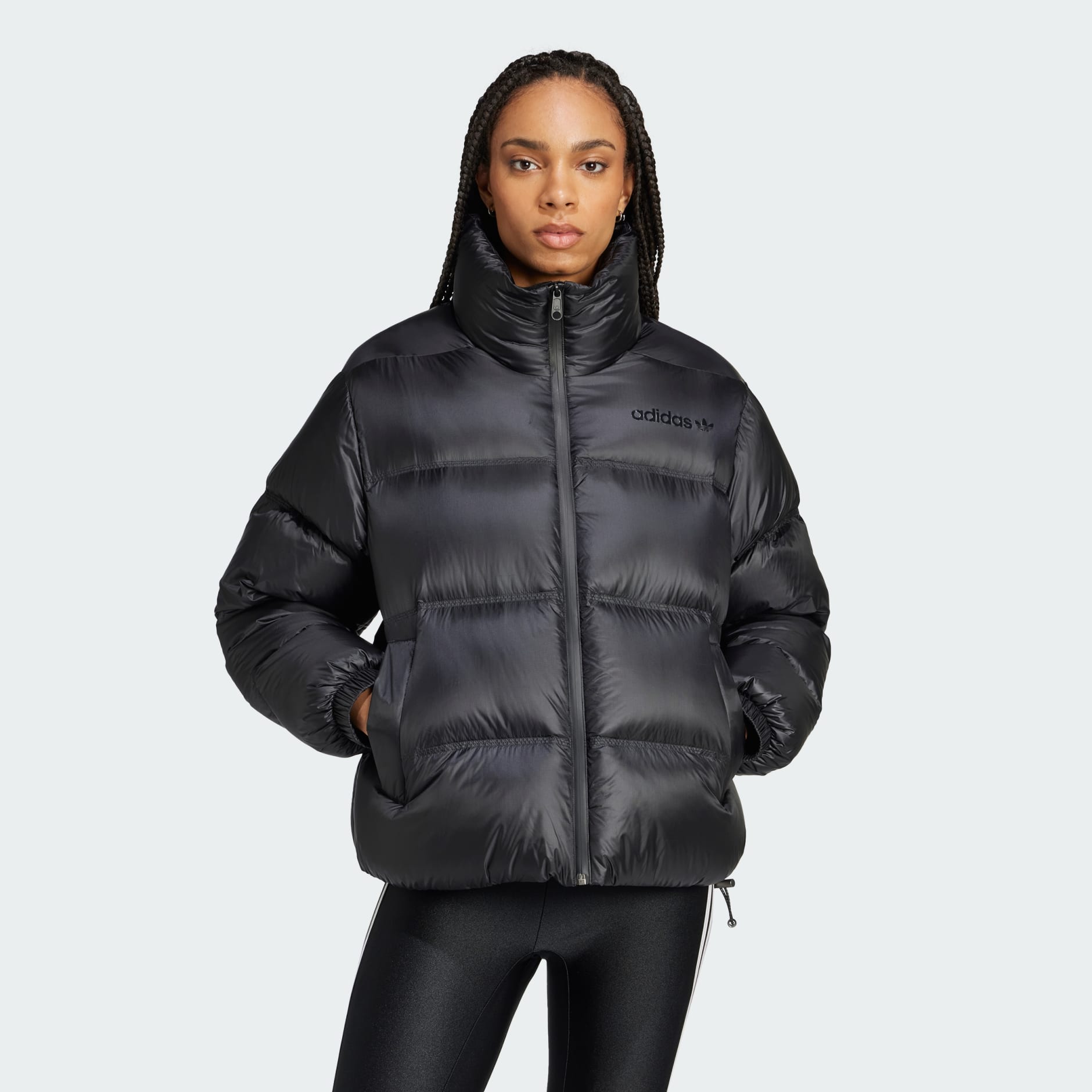 adidas Premium Pertex Down Short Puffer Jacket Black adidas TZ