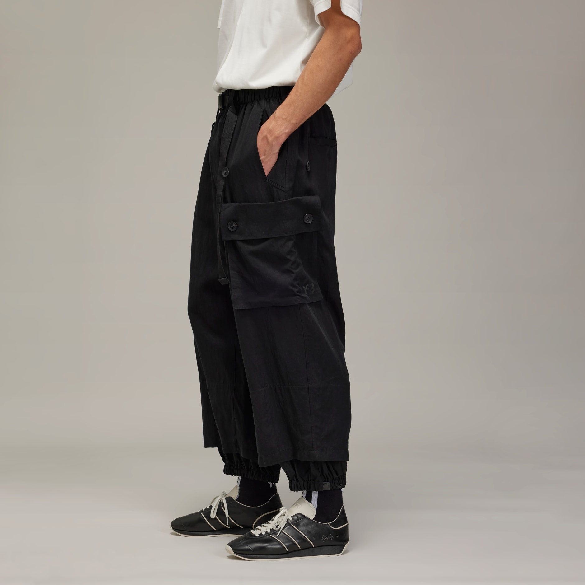 Y-3 Washed Twill Cargo Pants