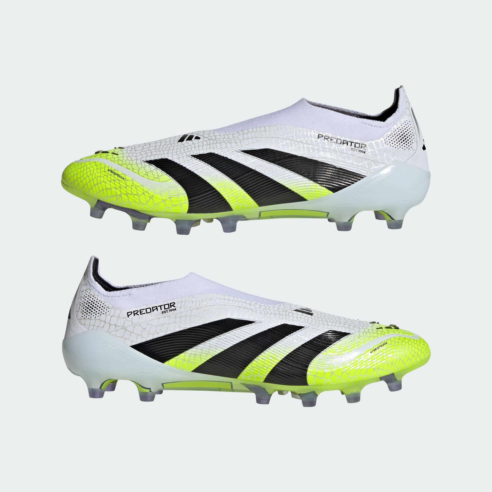 Ghete Predator Elite fără șireturi, pentru gazon artificial