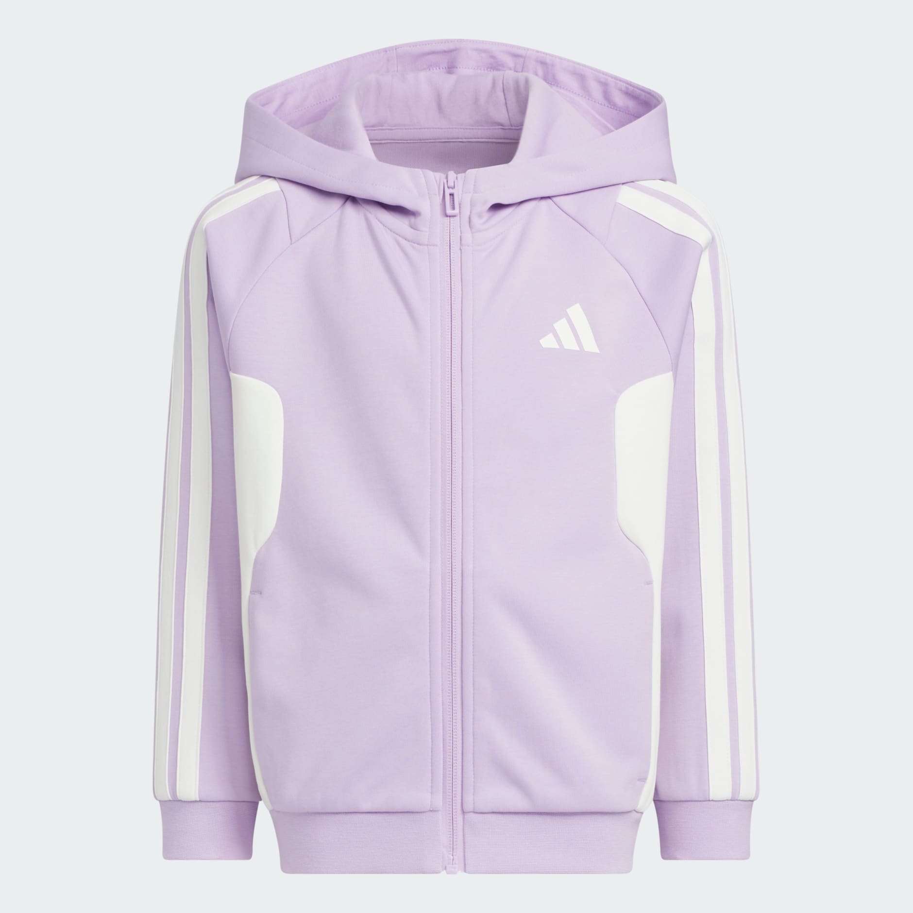 運動服兒童全幅拉鍊有帽衫運動服