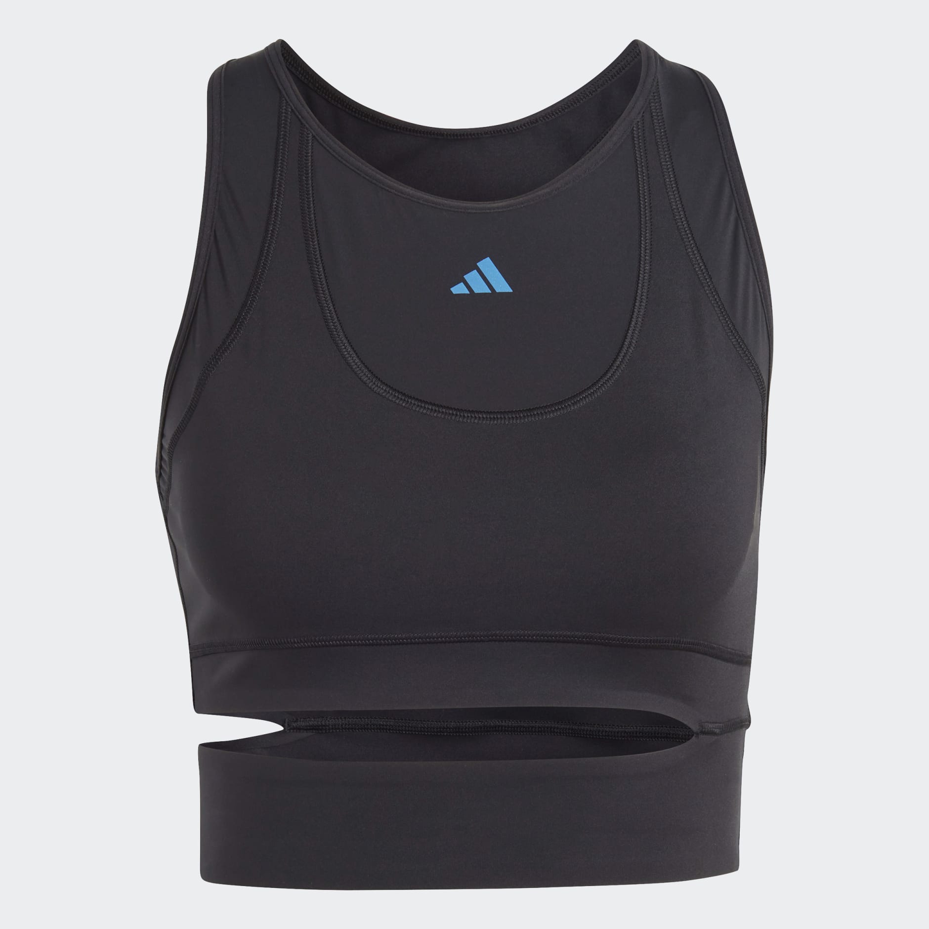 adidas Tailored HIIT HEAT.RDY Crop Training Tank Top - Black | adidas UAE