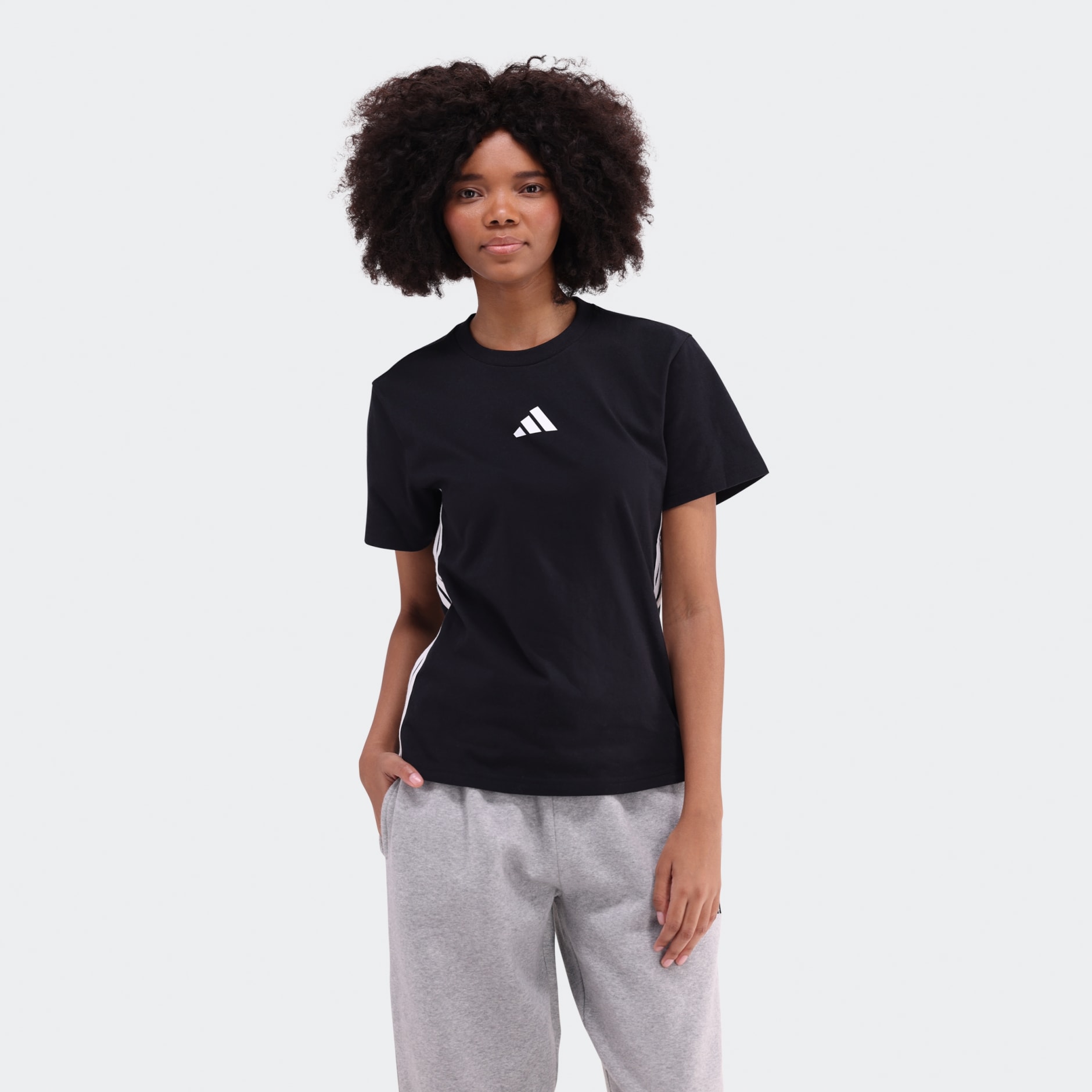 Essentials 3-Stripes Cotton T-Shirt