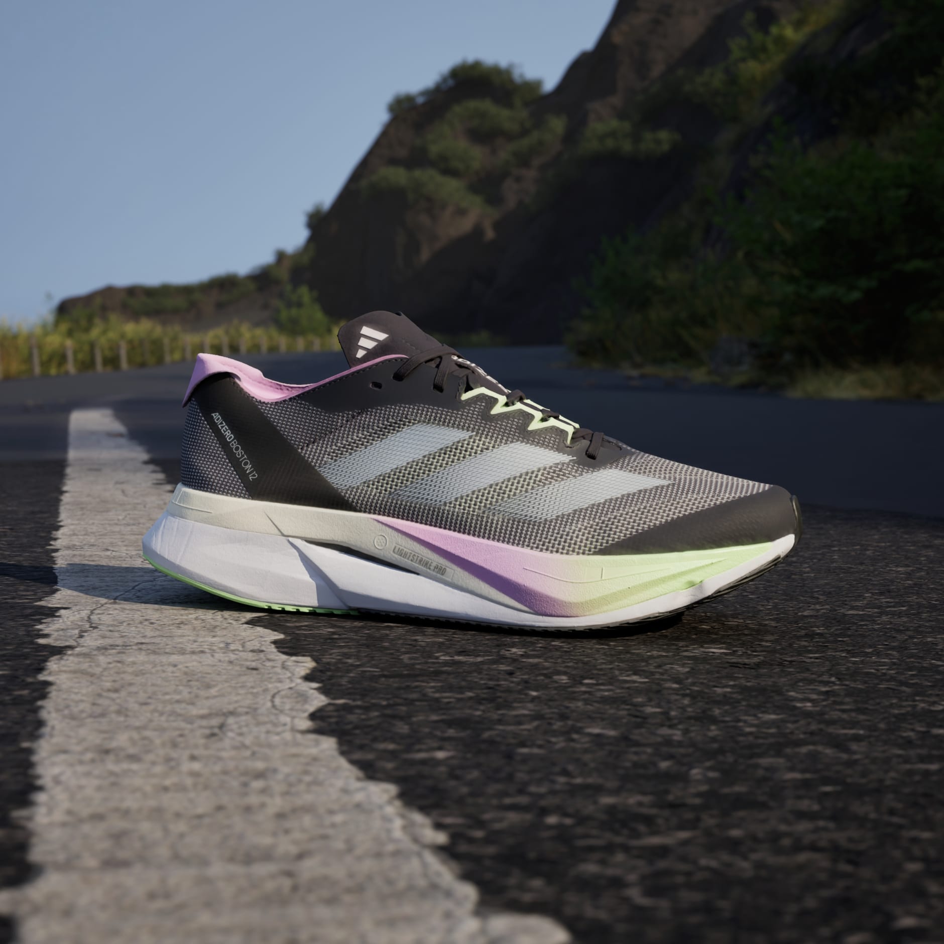 Shoes - Adizero Boston 12 Shoes - Purple | adidas South Africa