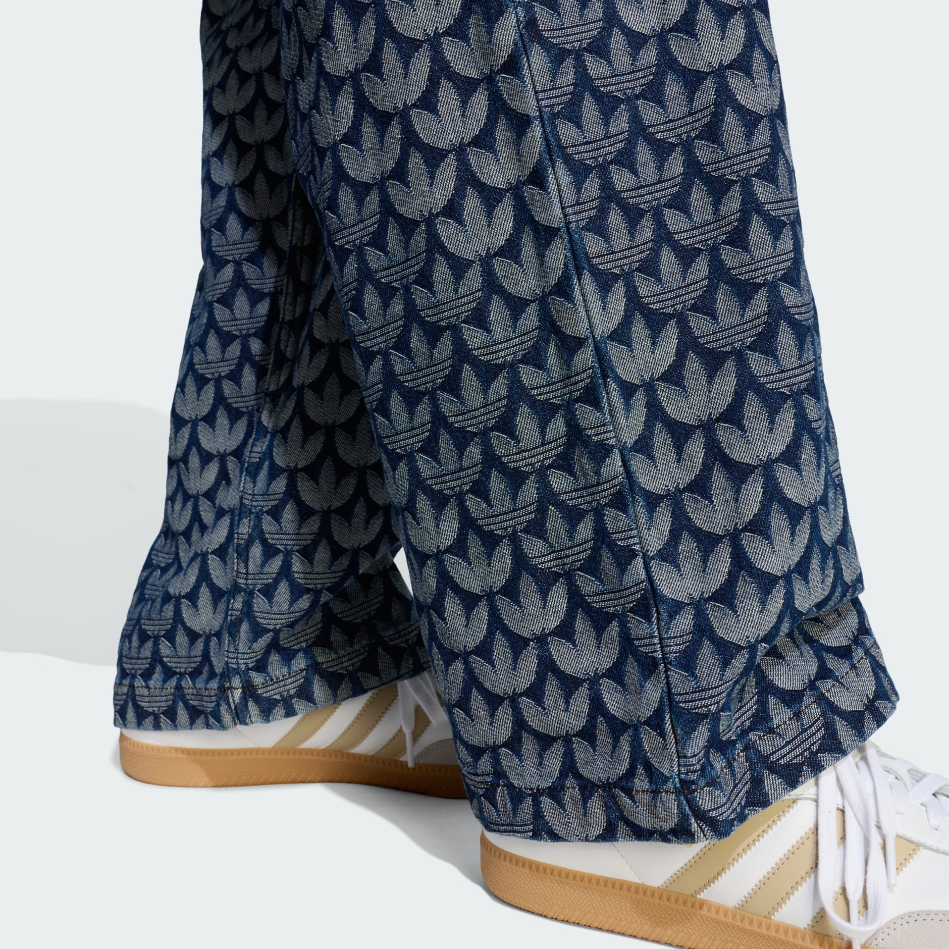 DENIM LOOSE MONOGRAM PANTS