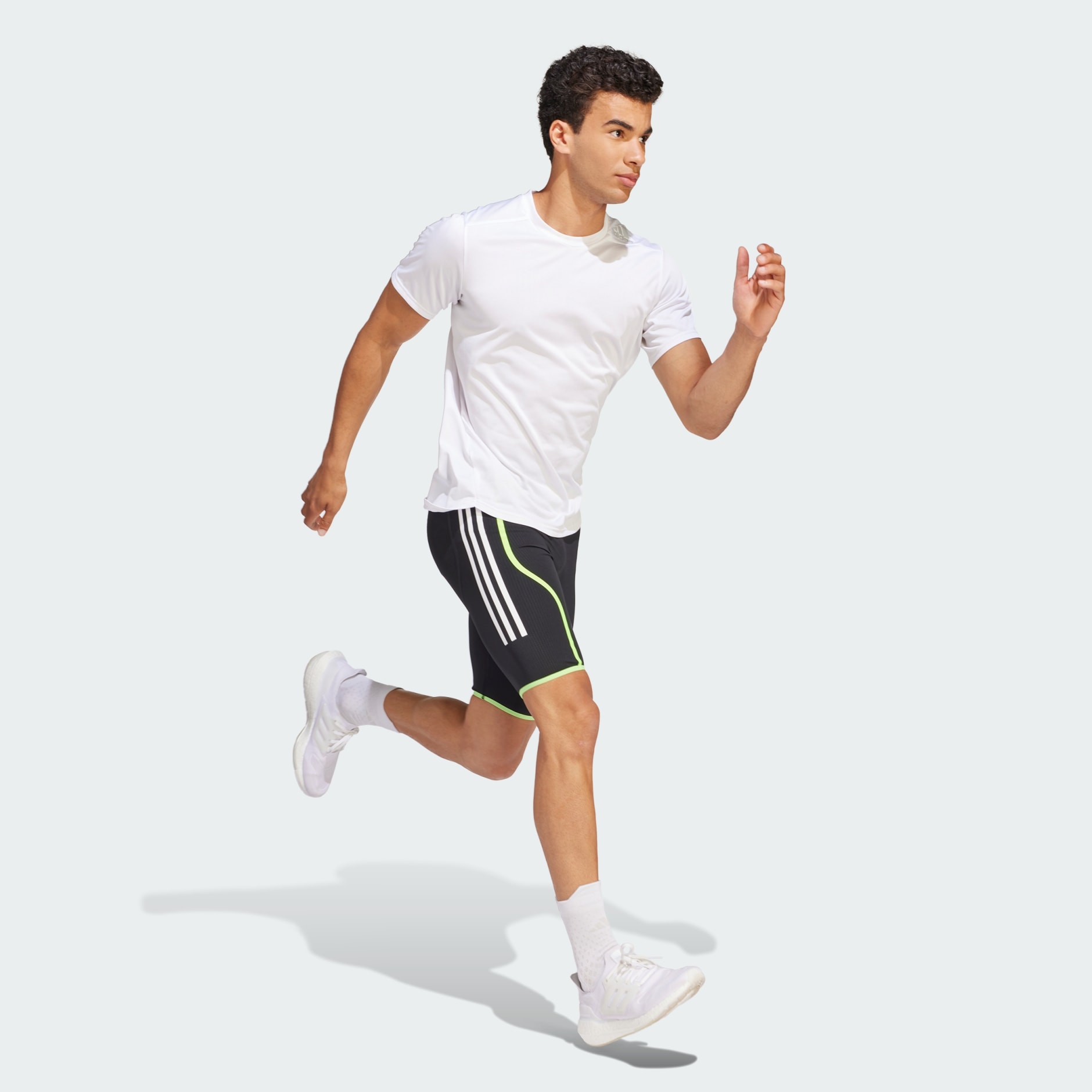 Men's Clothing - Adizero Promo Running Short Leggings - Black | adidas ...