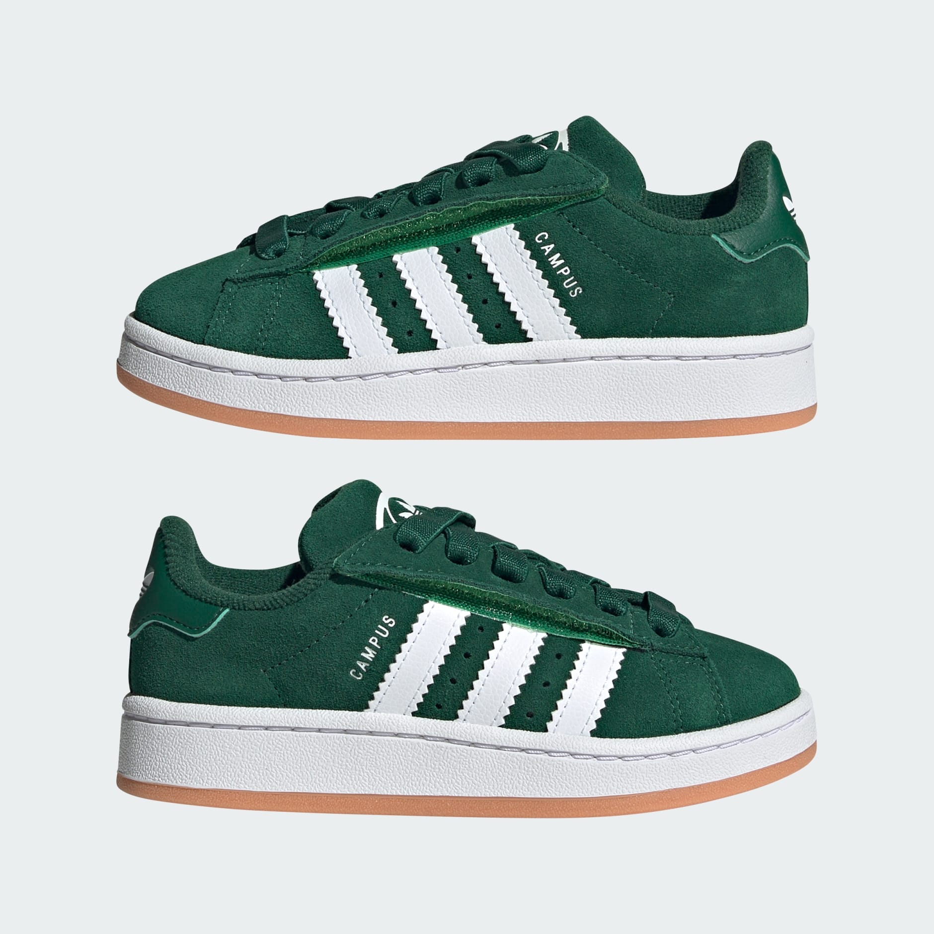 Pantofi Campus 00s cu &icirc;nchidere confortabilă și șireturi elastice pentru copii