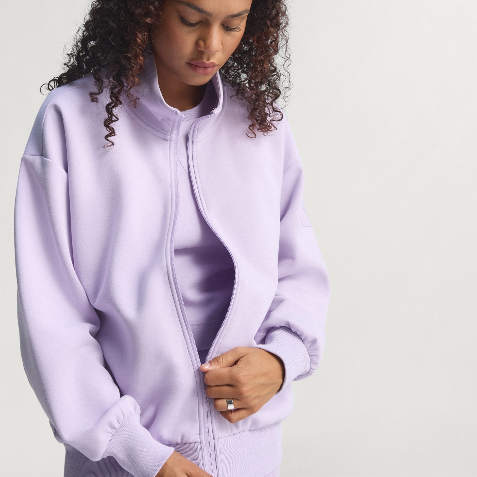 Haut ample zip int&eacute;gral Soft Lux