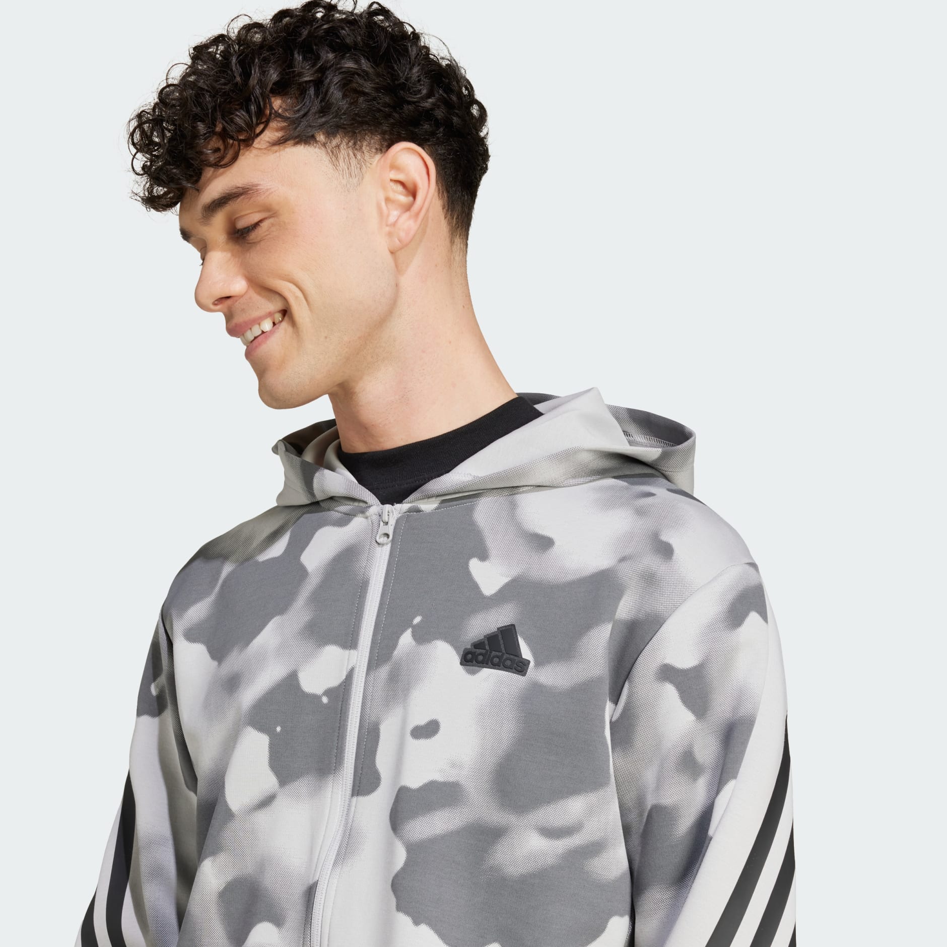 Adidas white camo hoodie online