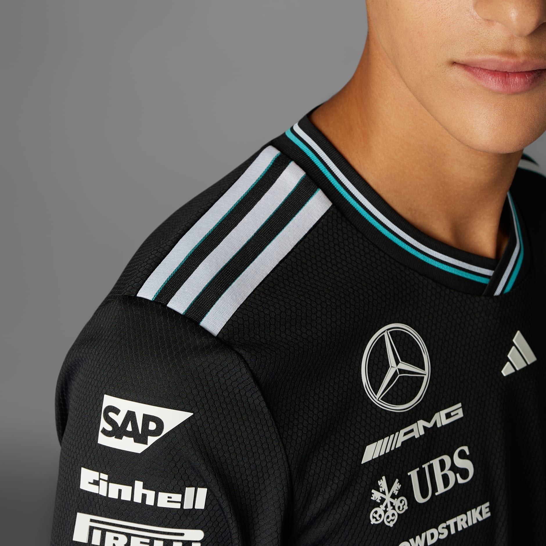 MERCEDES - AMG PETRONAS FORMULA ONE TEAM DRIVER JERSEY AUTHENTIC LONG SLEEVE