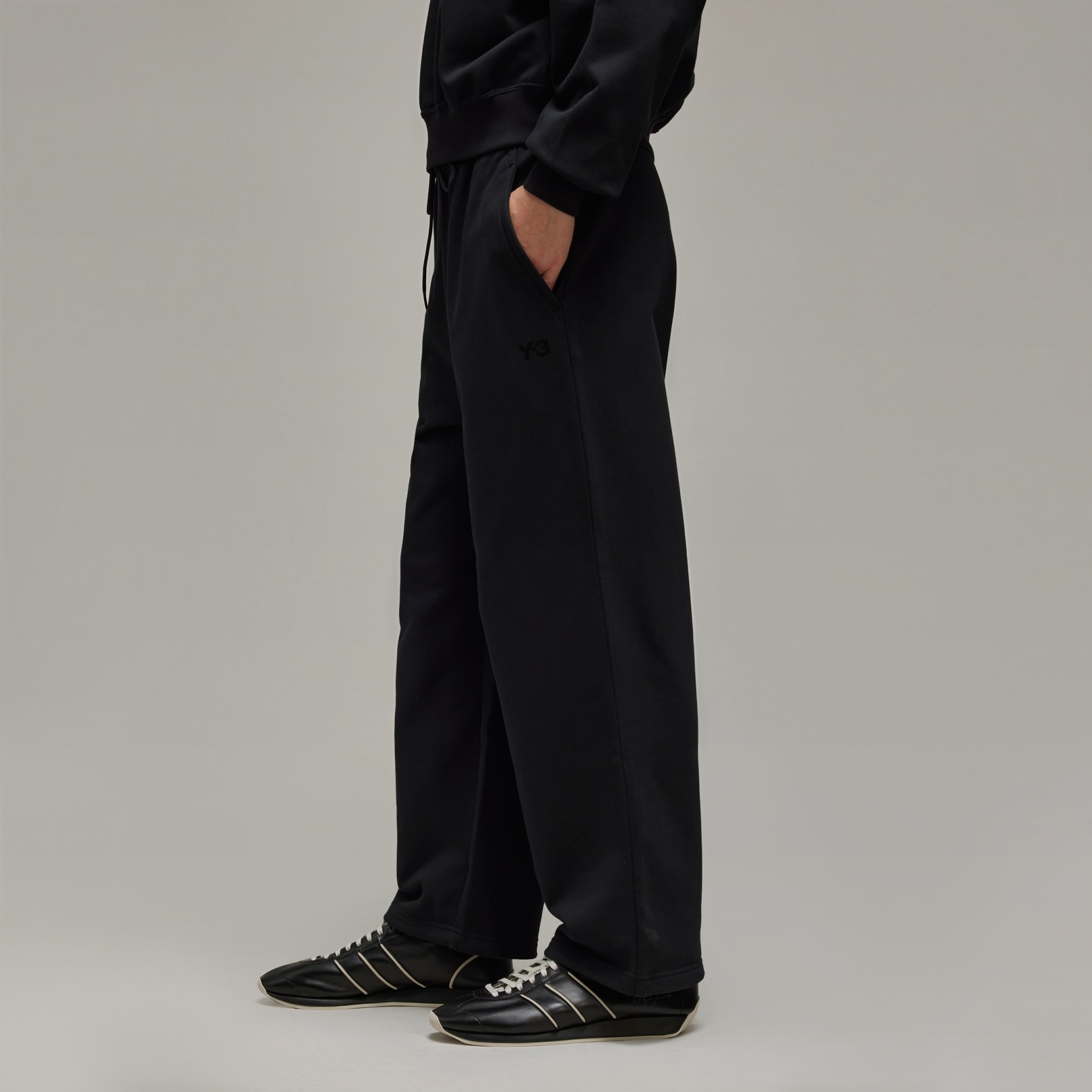 Y-3 French Terry Wide Leg Pants