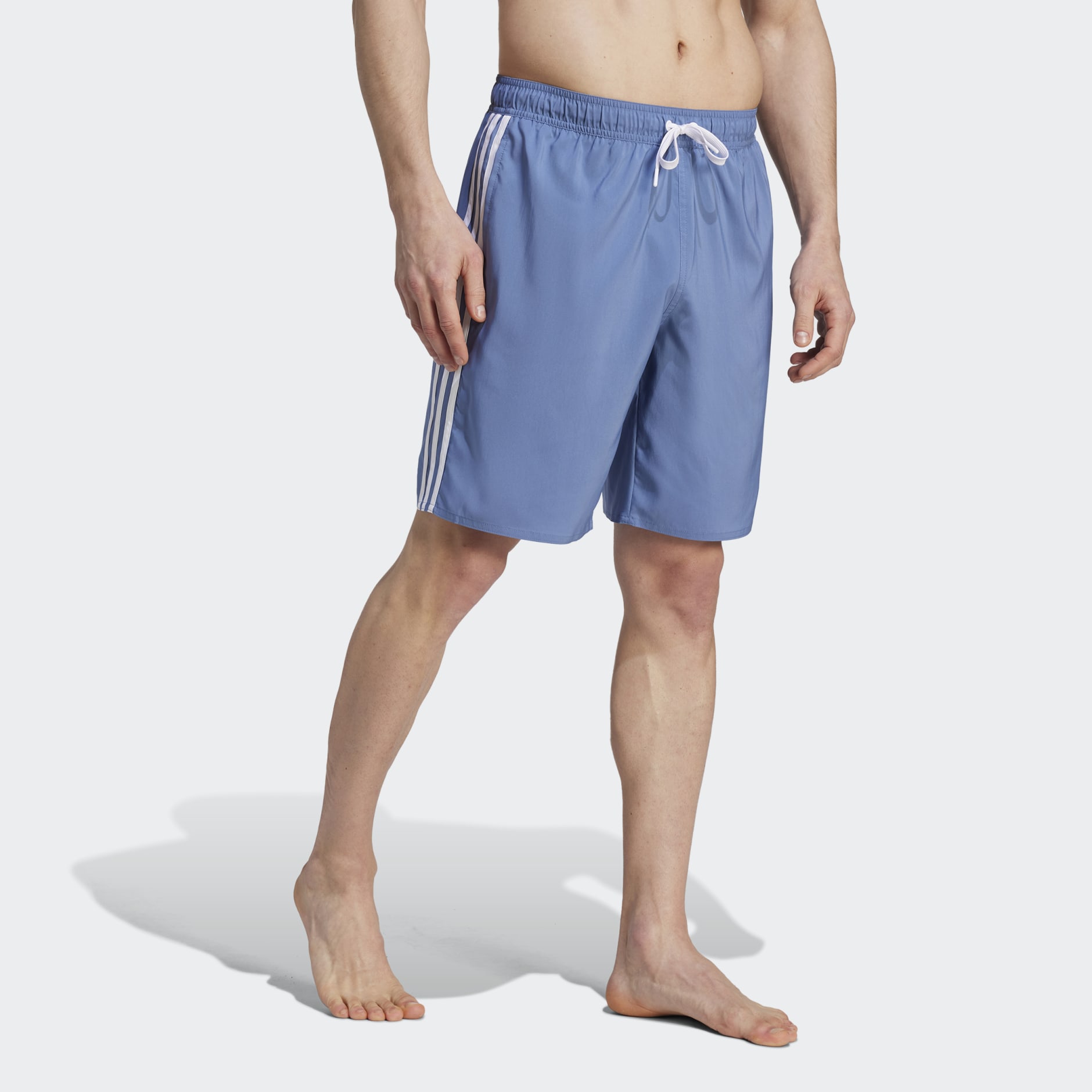 Men's Clothing - 3-Stripes CLX Swim Shorts - Blue | adidas Kuwait