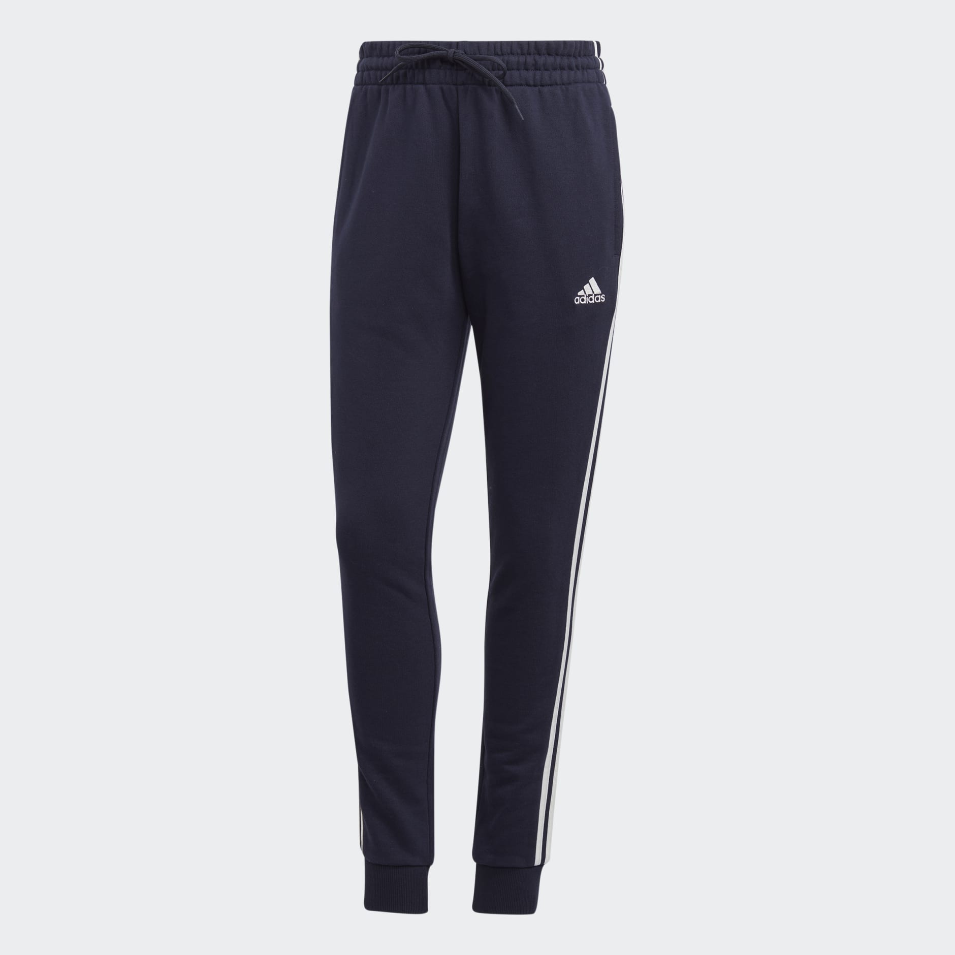 Essentials 3-Stripes French Terry Cuffed Pants